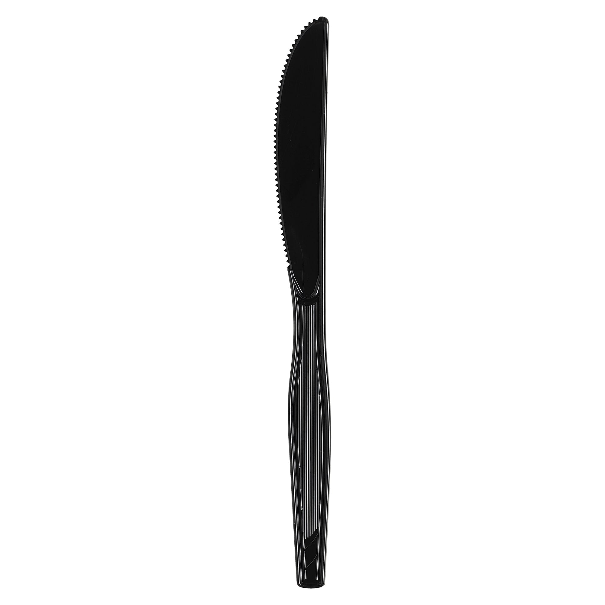 Dixie Plastic Knife, Heavy-Weight, Black, 1000/Carton