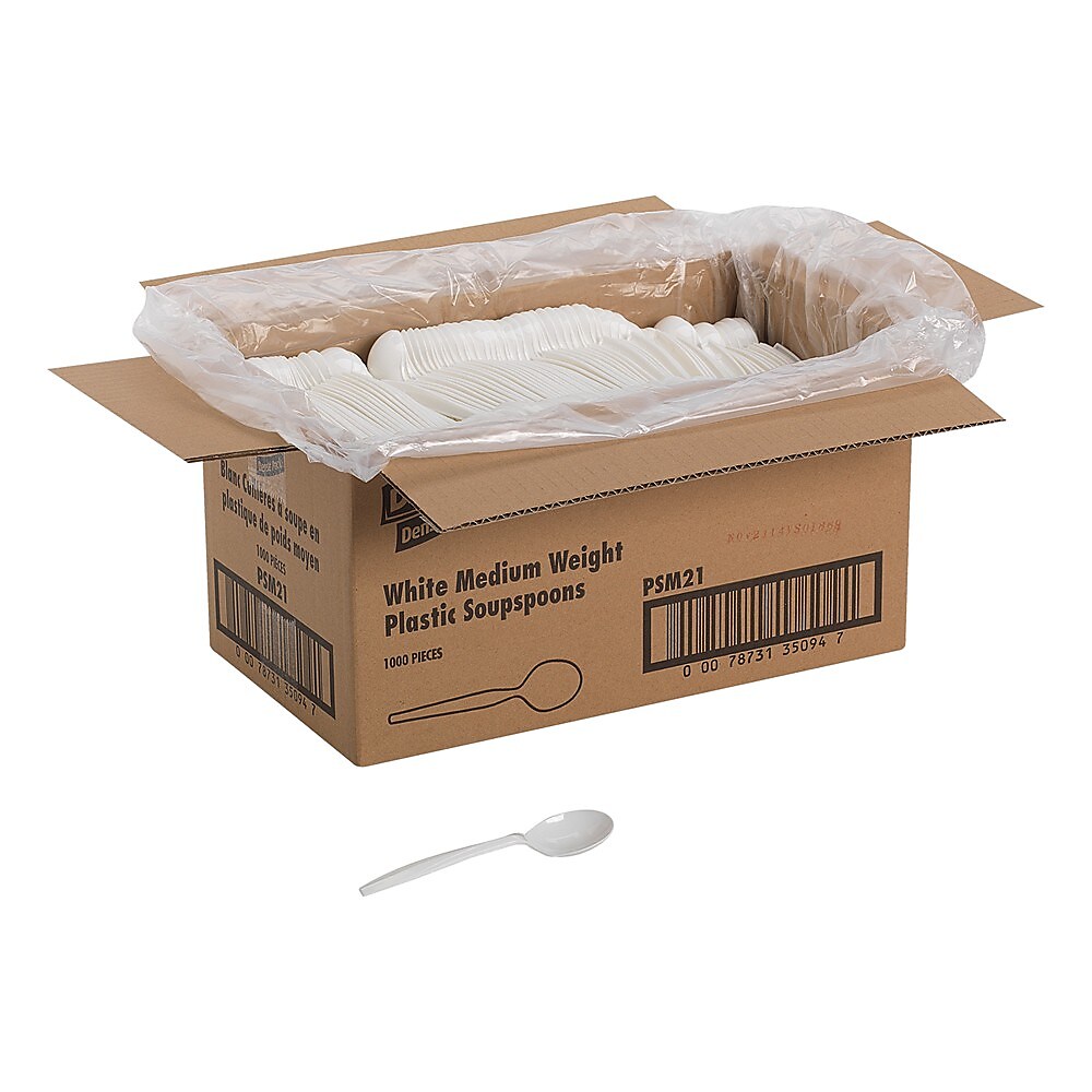 Dixie Plastic Soup Spoon, 5-9/16