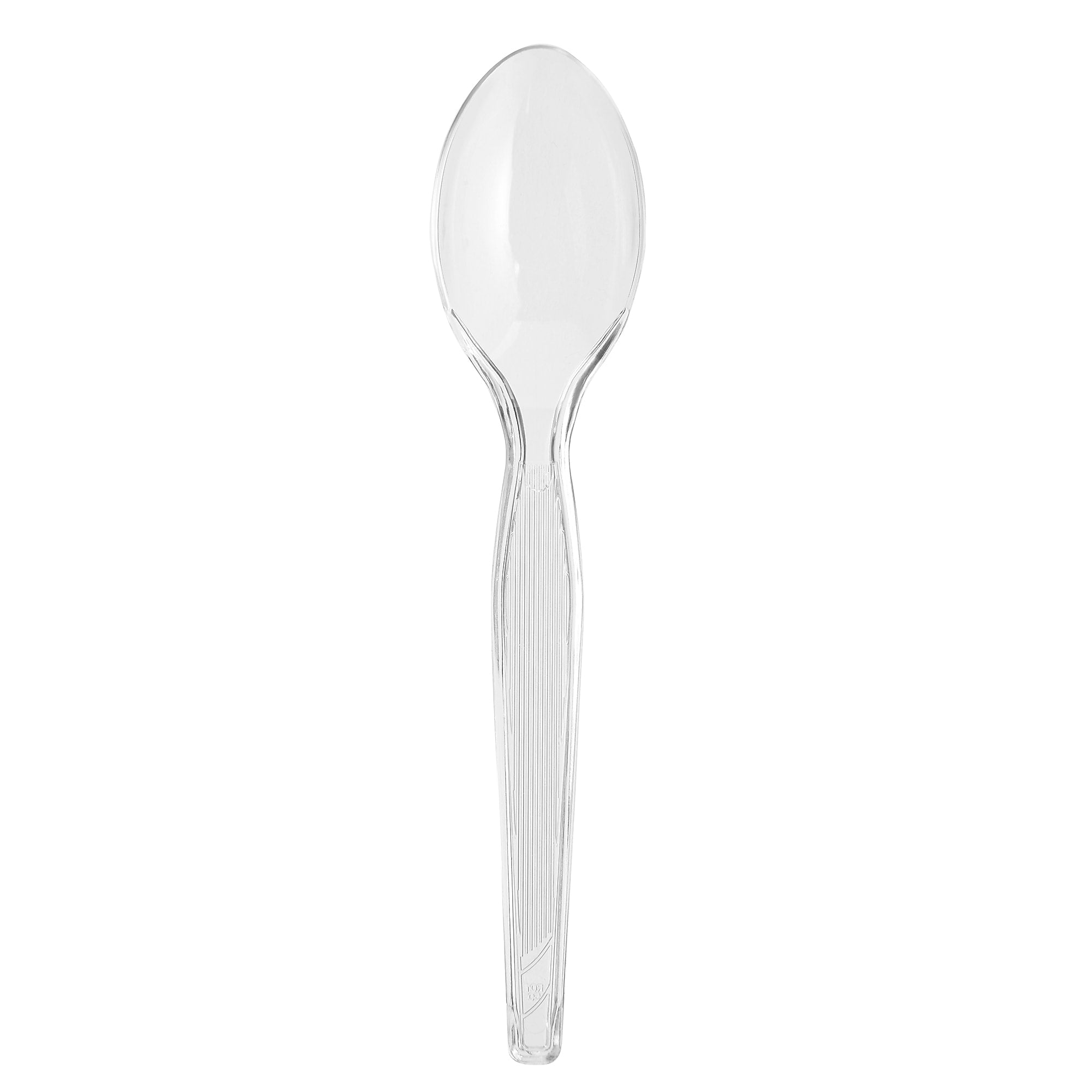 Dixie Plastic Teaspoon, Heavy-Weight, Clear, 1000/Carton