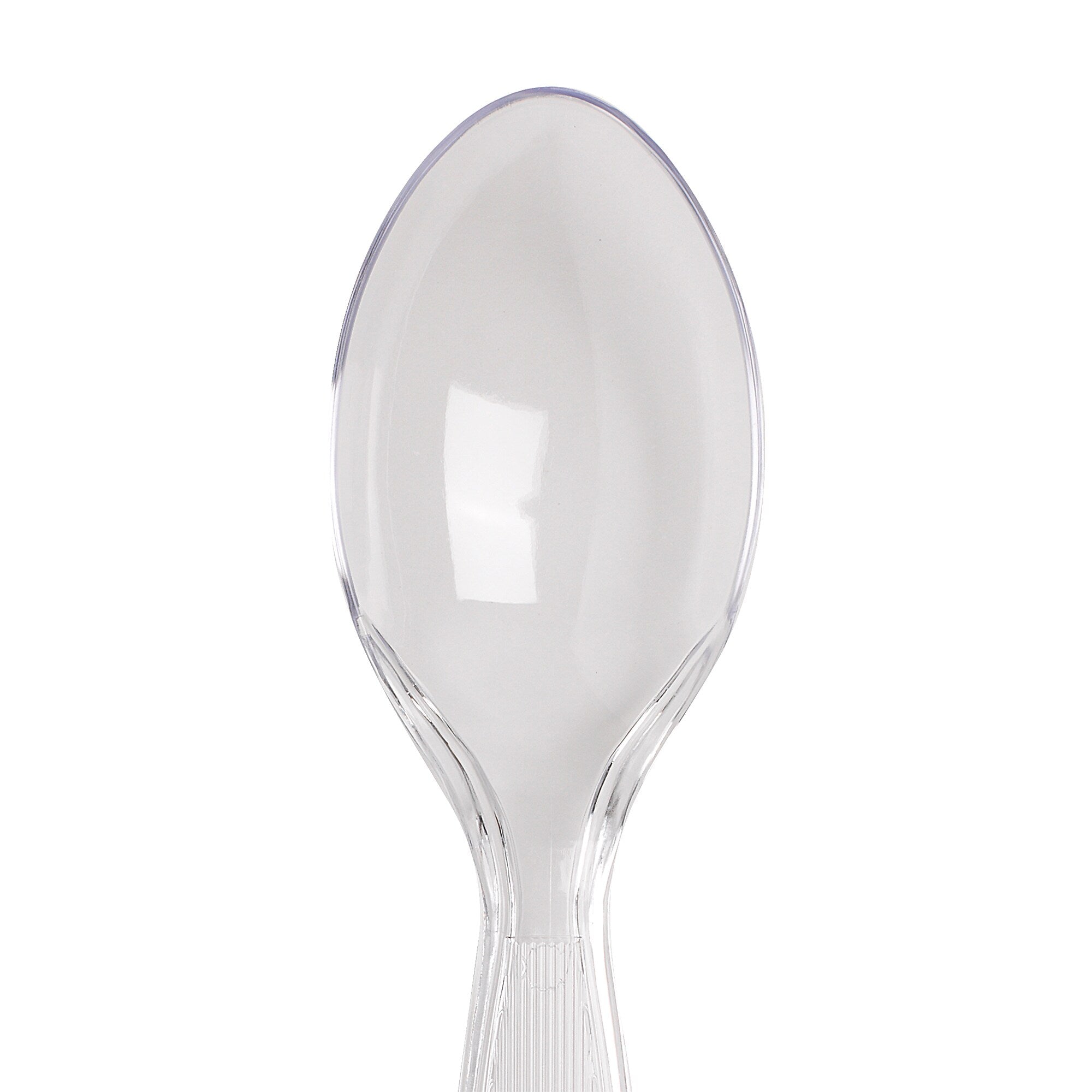 Dixie Plastic Teaspoon, Heavy-Weight, Clear, 1000/Carton