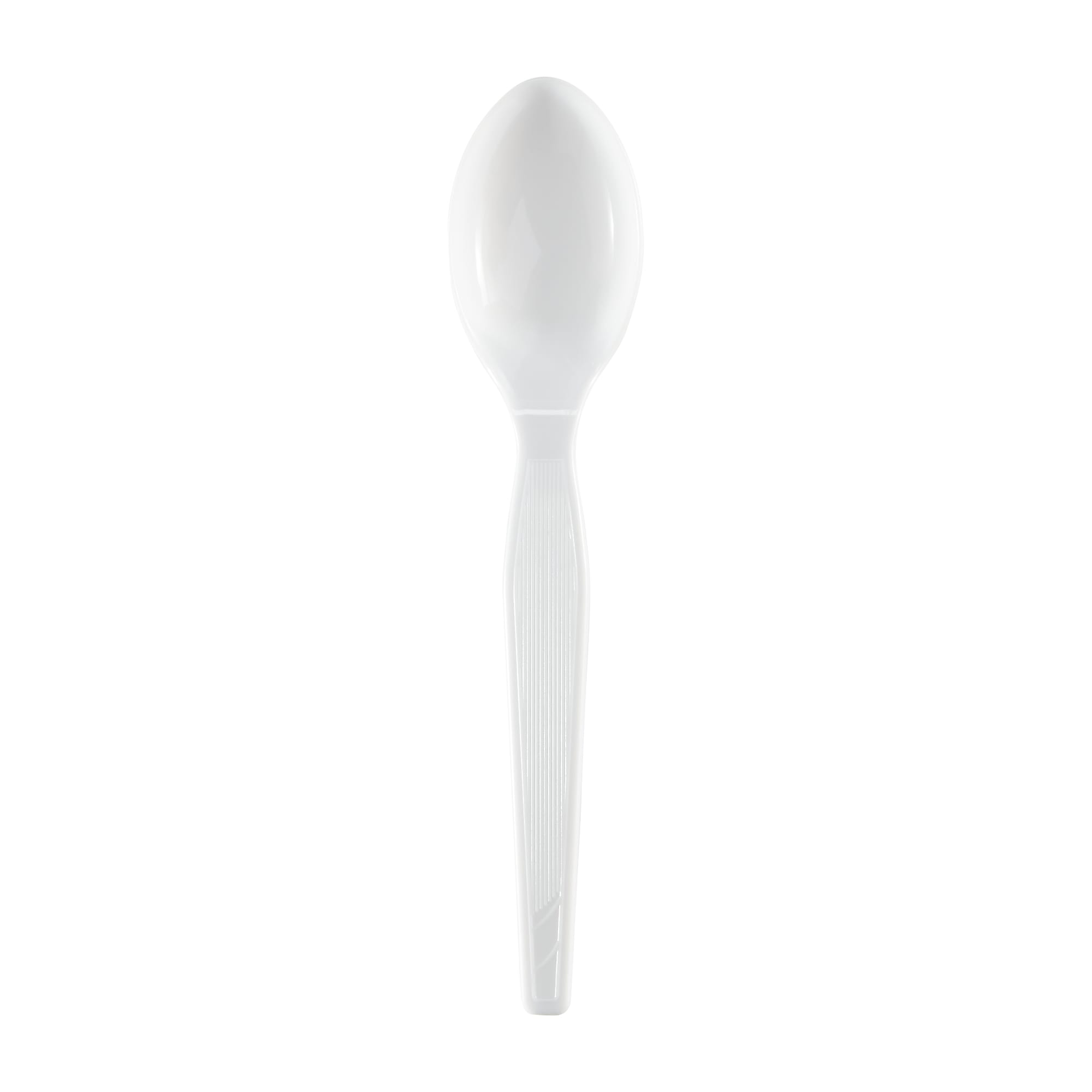 Dixie Plastic Teaspoon, Heavy-Weight, White, 1000/Carton