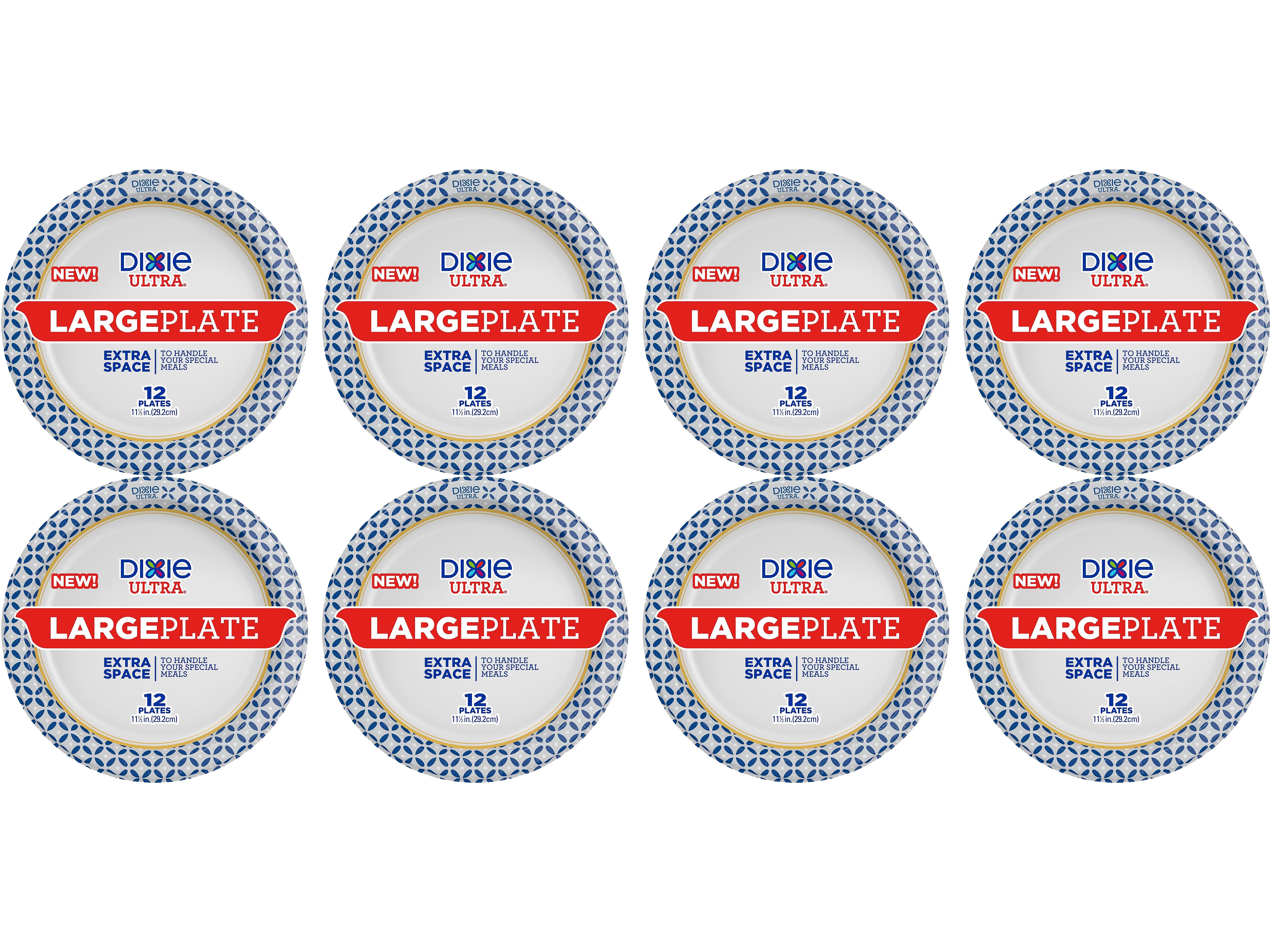 Dixie Ultra Large Paper Plate, 11.5