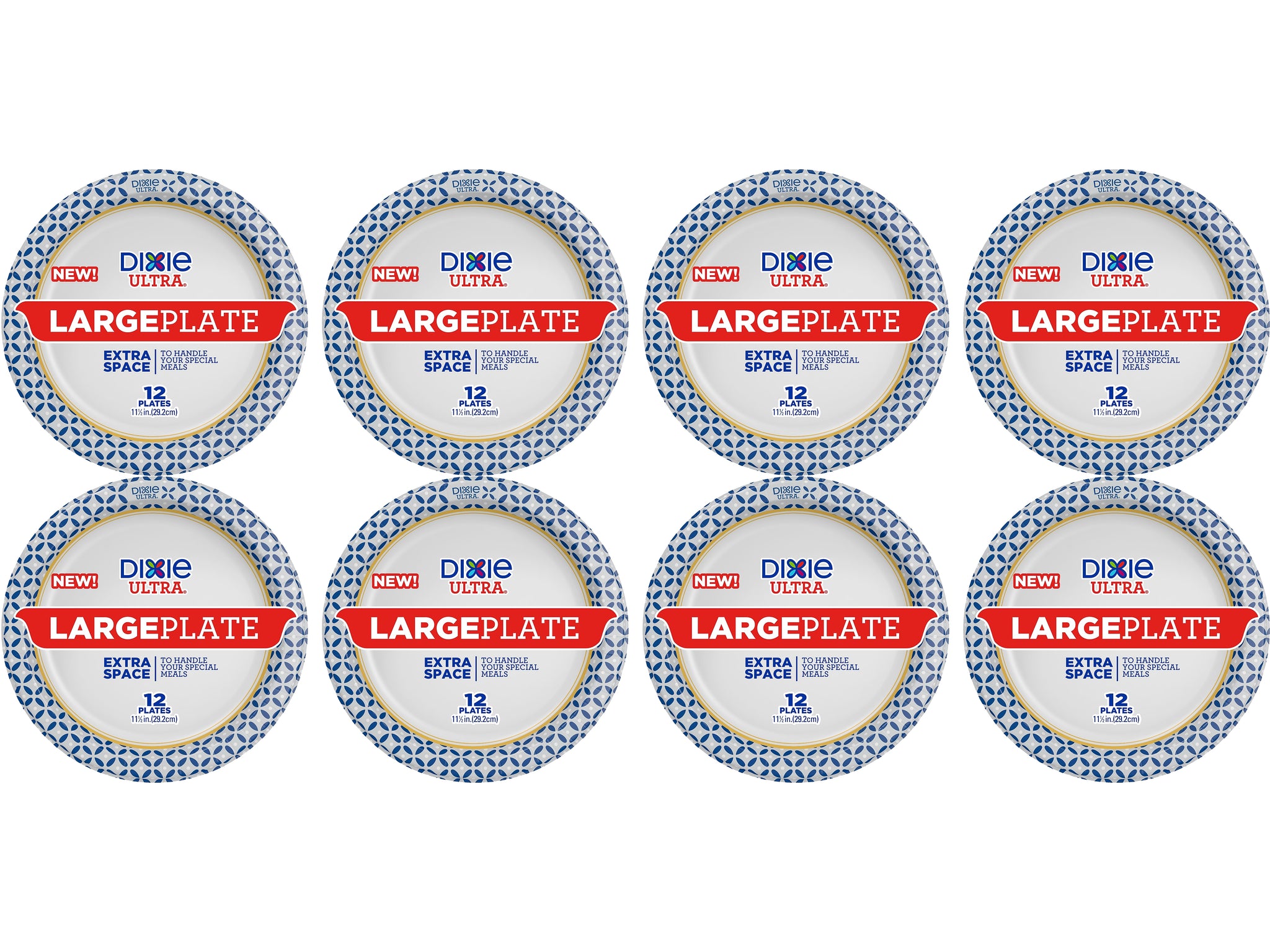 Dixie Ultra Large Paper Plate, 11.5