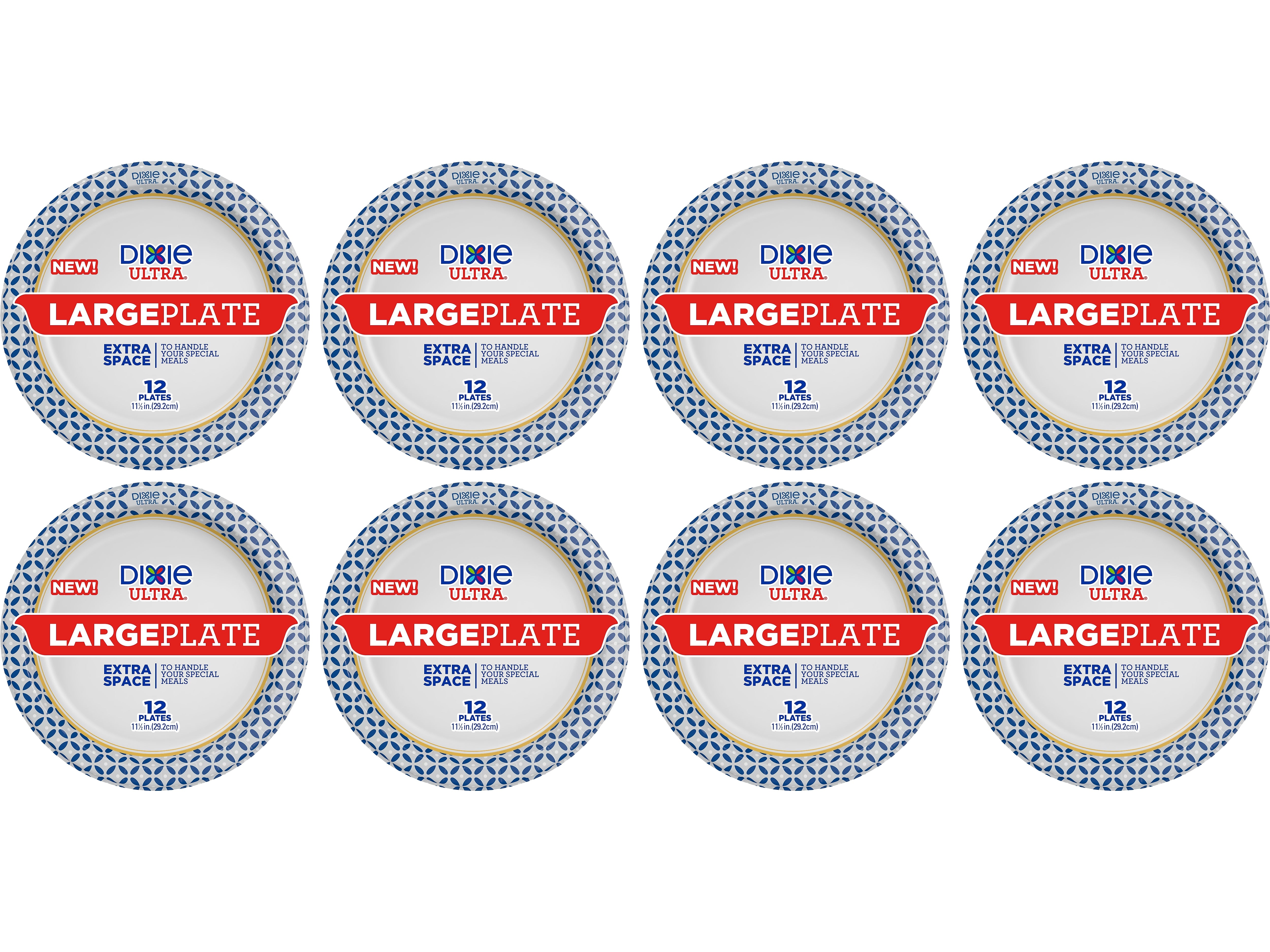 Dixie Ultra Large Paper Plate, 11.5