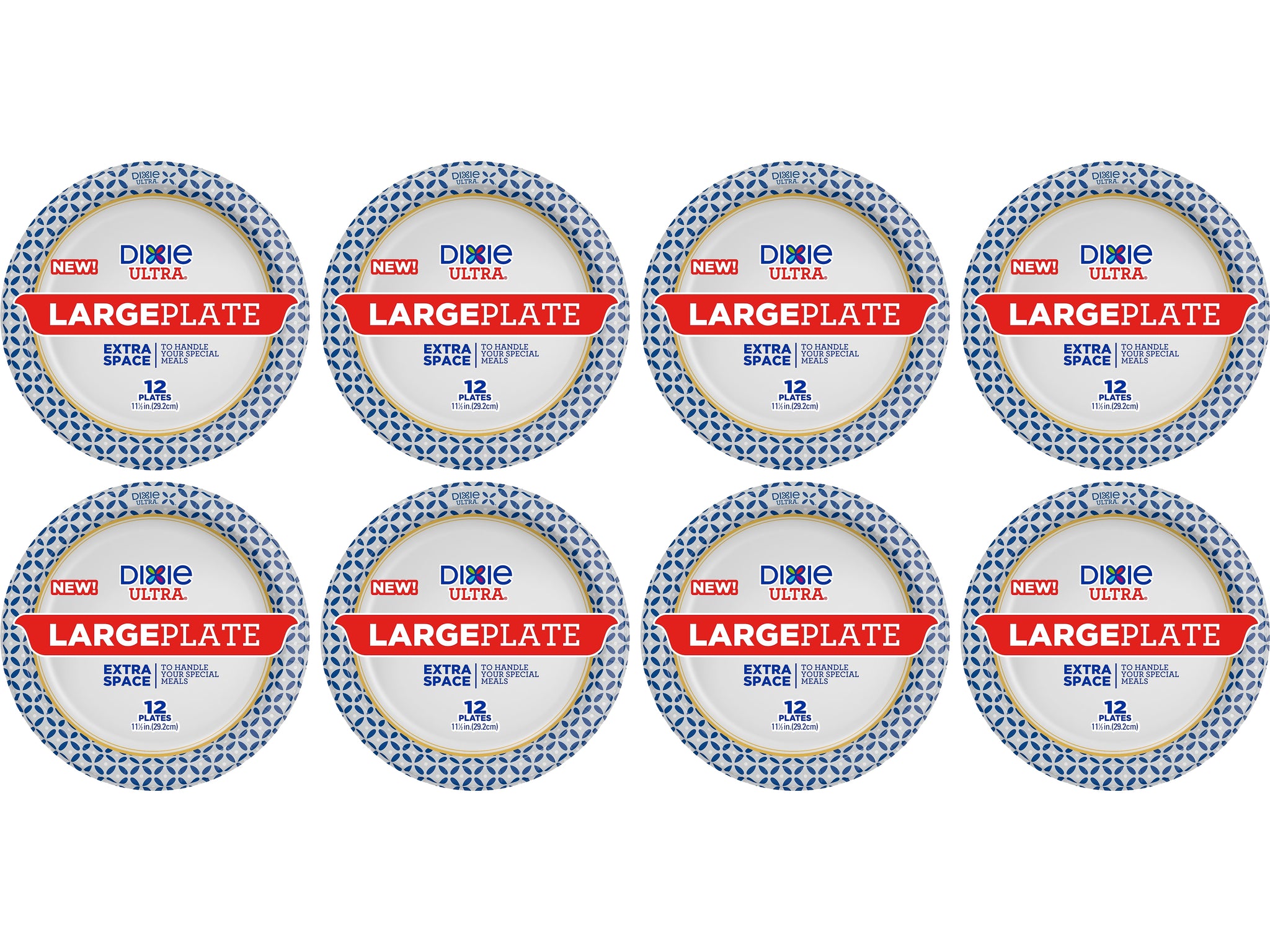 Dixie Ultra Large Paper Plate, 11.5