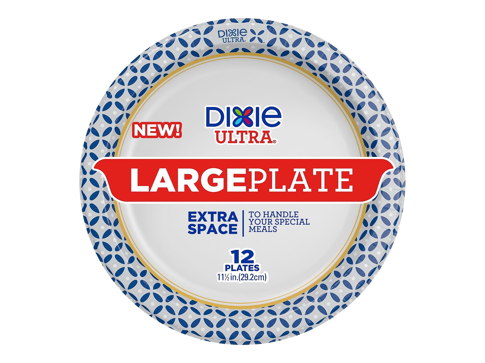 Dixie Ultra Large Paper Plate, 11.5