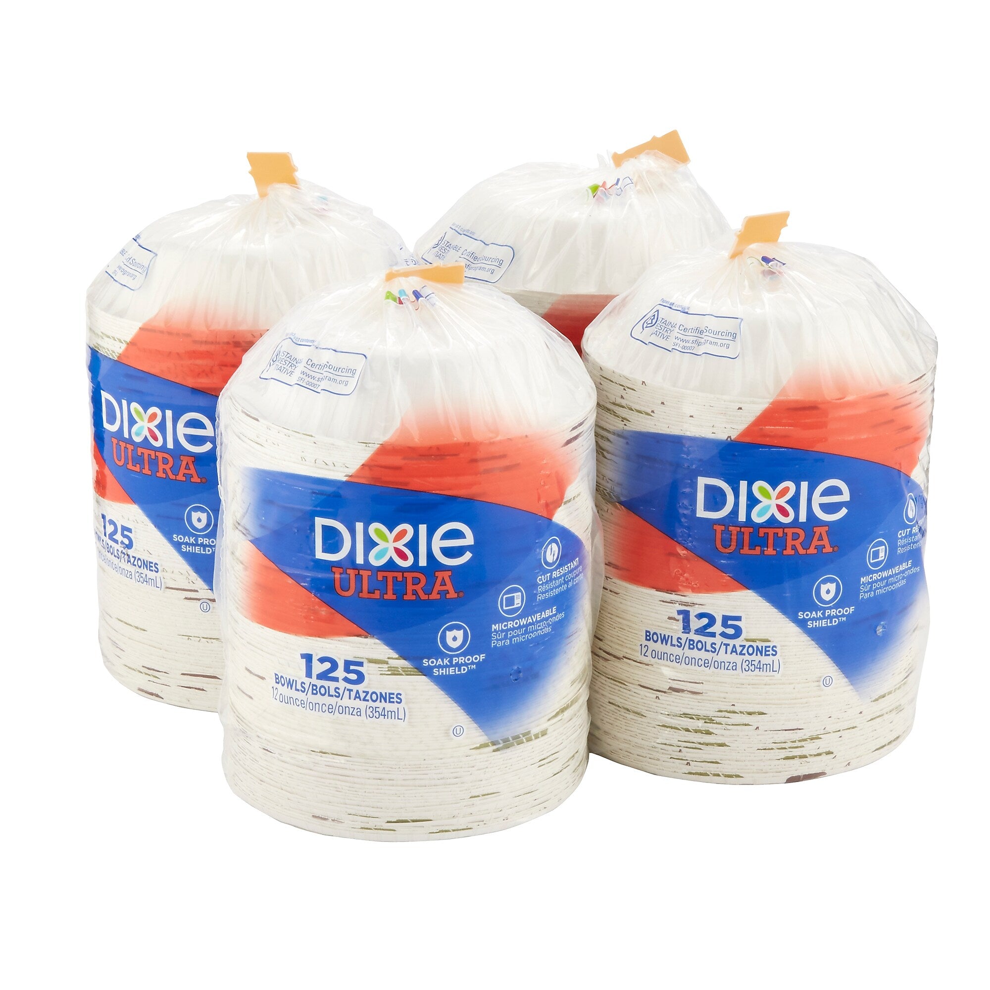 Dixie Ultra Pathways Heavy-Weight Paper Bowls, 12 oz., 500/Carton