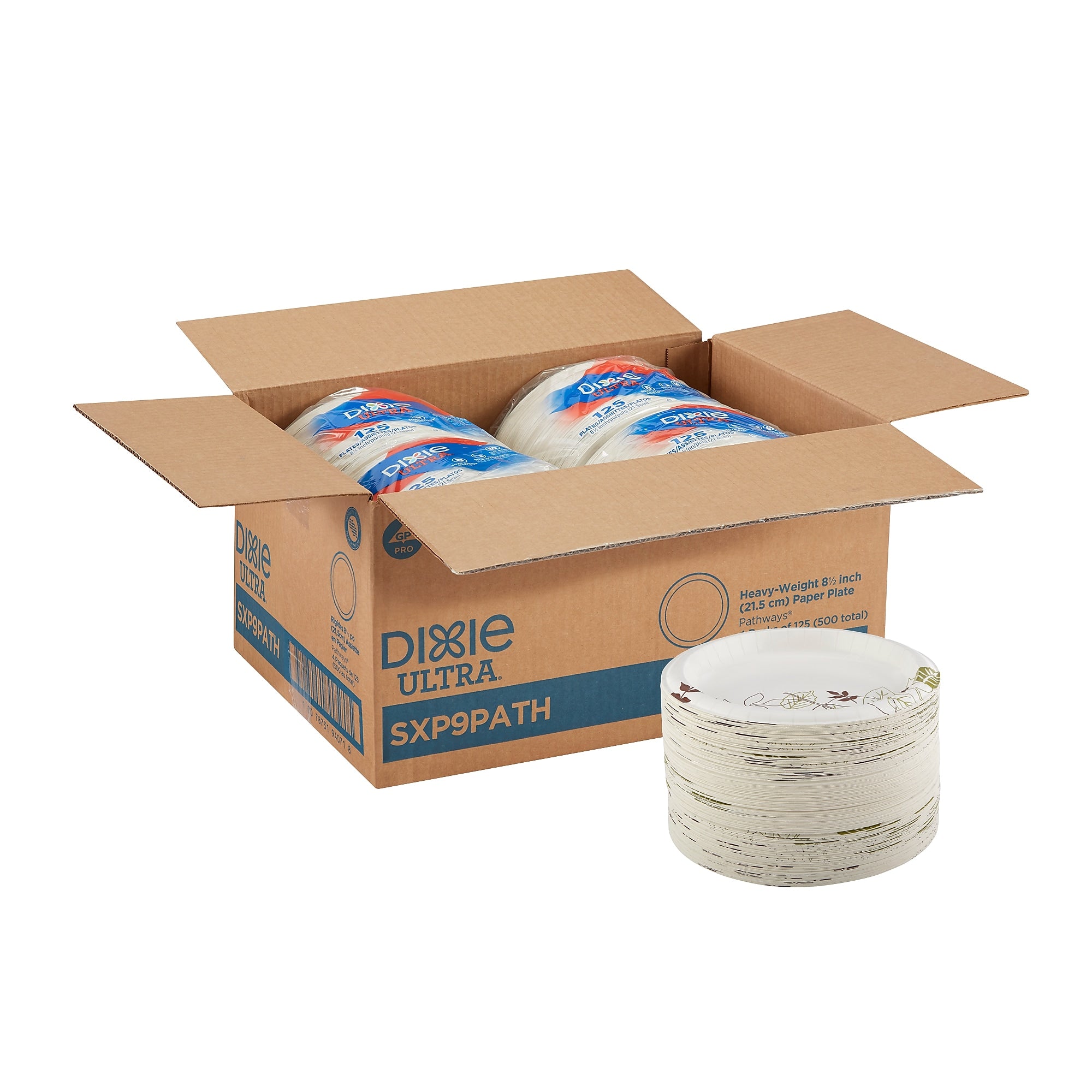 Dixie Ultra Pathways Heavy-Weight Paper Plates, 8.5