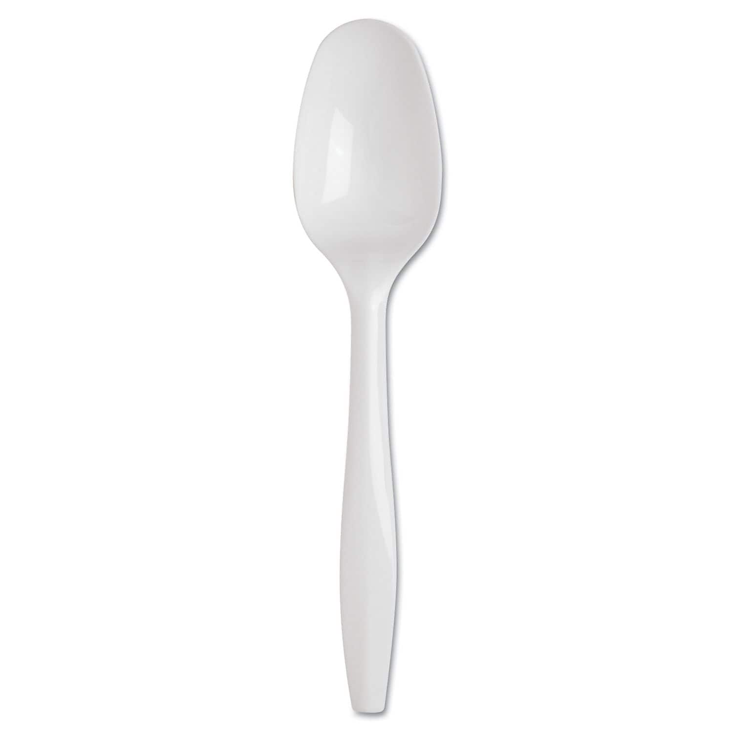 Dixie Ultra SmartStock Series-B Plastic Spoon Refills, Medium-Weight, White, 960/Carton