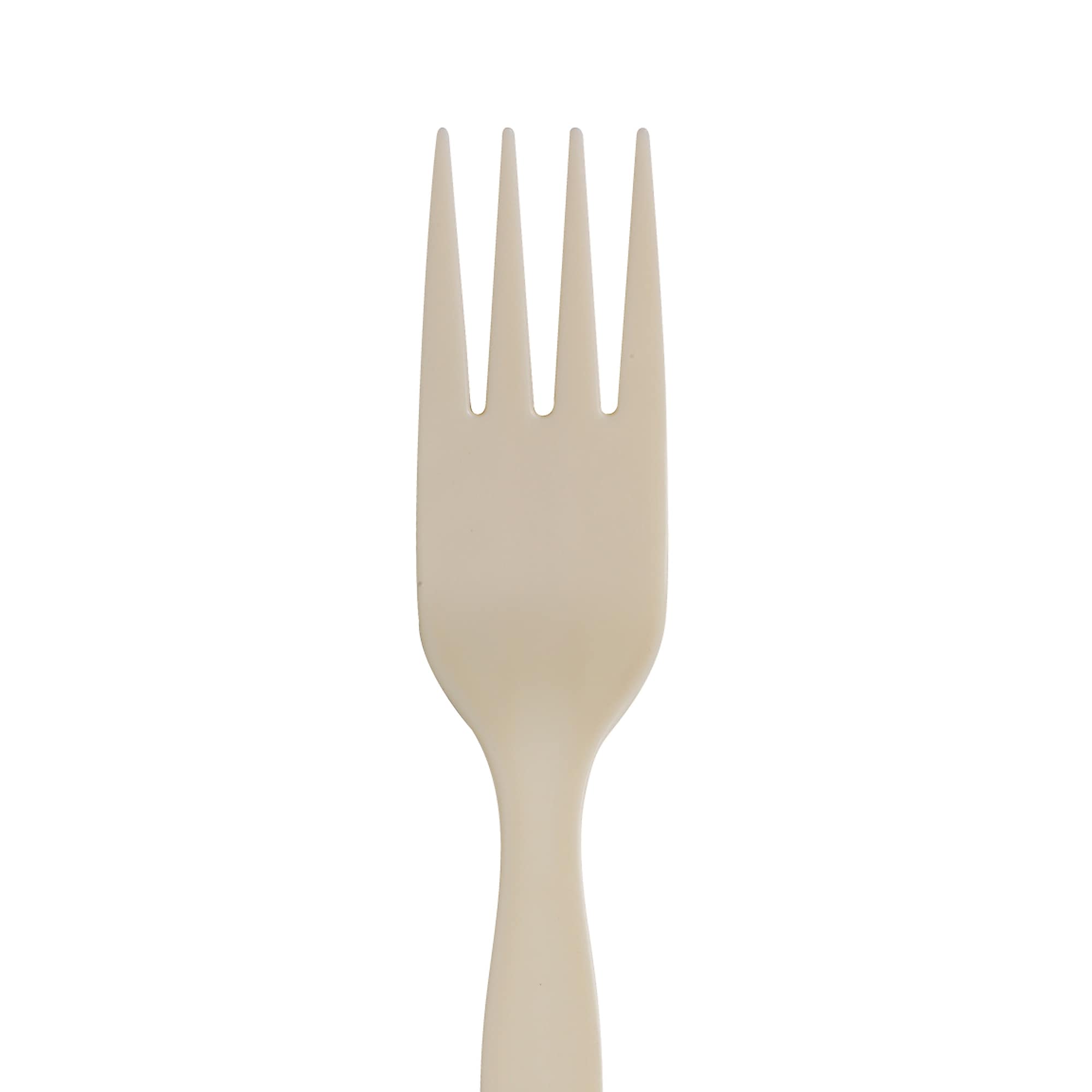 Dixie Ultra SmartStock Series-O Bio-Blend Fork Refills, Medium-Weight, Natural Beige, 960/Carton