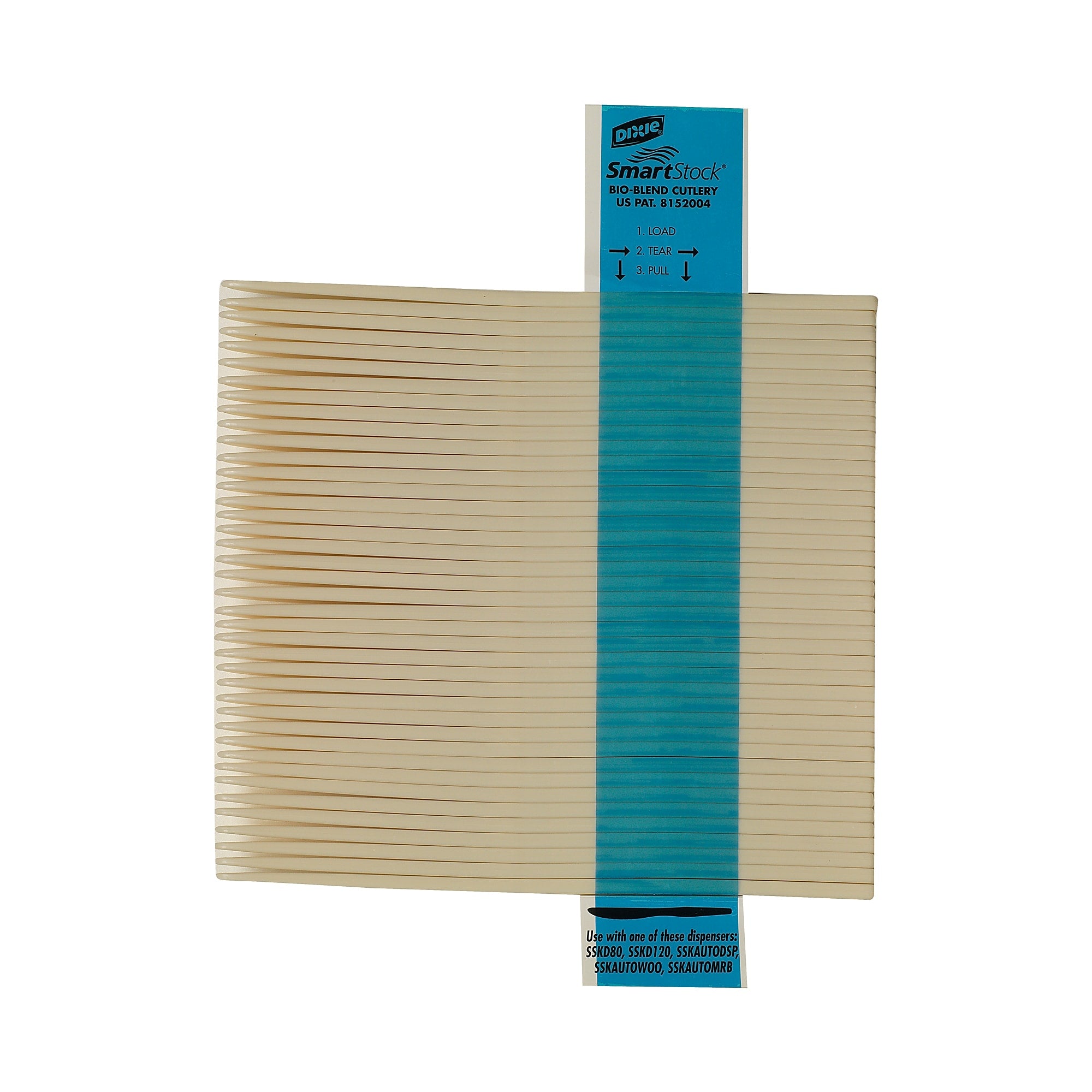 Dixie Ultra SmartStock Series-O Bio-Blend Knife Refills, Medium-Weight, Natural Beige, 960/Carton