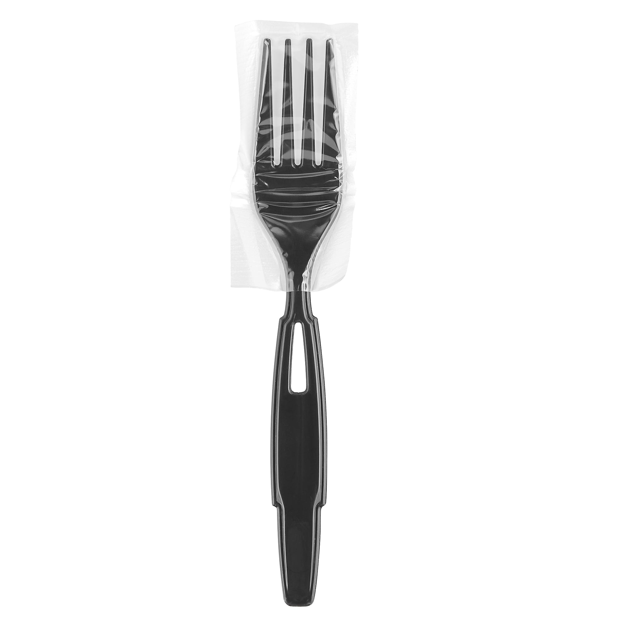 Dixie Ultra SmartStock Series-W Individually Wrapped Polypropylene Fork Refill, Heavy-Weight, Black, 960/Carton