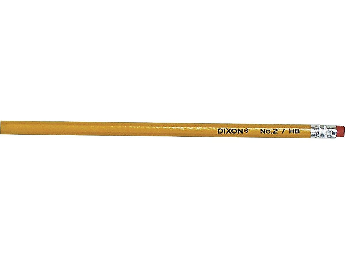 Dixon Wooden Pencil, 2.2mm, #2 Soft Lead, 144/Box