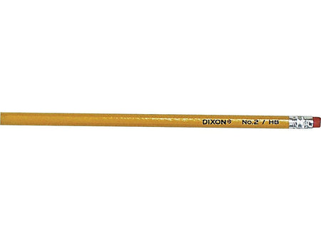 Dixon Wooden Pencil, 2.2mm, #2 Soft Lead, 144/Box