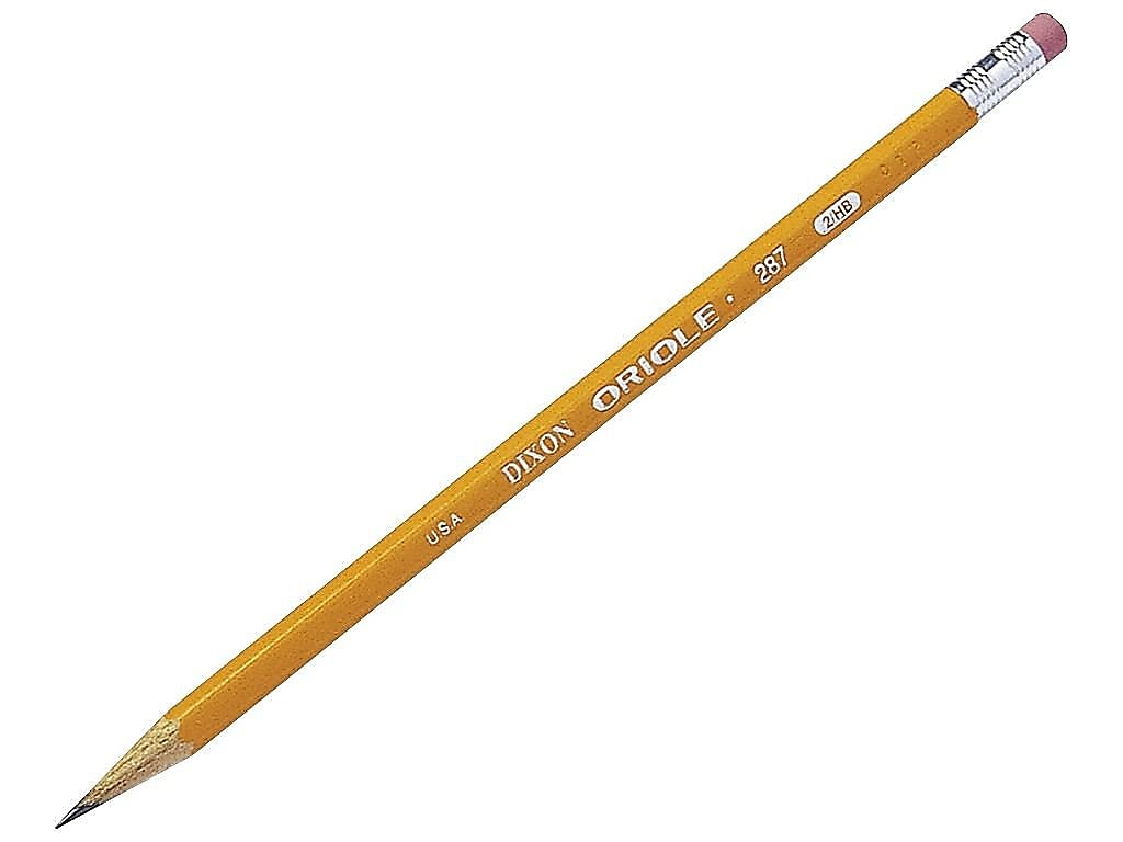 Dixon Wooden Pencil, 2.2mm, #2 Soft Lead, 144/Box