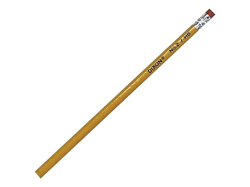 Dixon Wooden Pencil, 2.2mm, #2 Soft Lead, Dozen