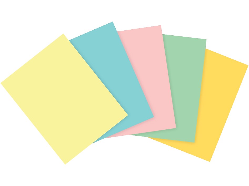 Domtar 30% Recycled Colored Paper, 20 lbs., 8.5
