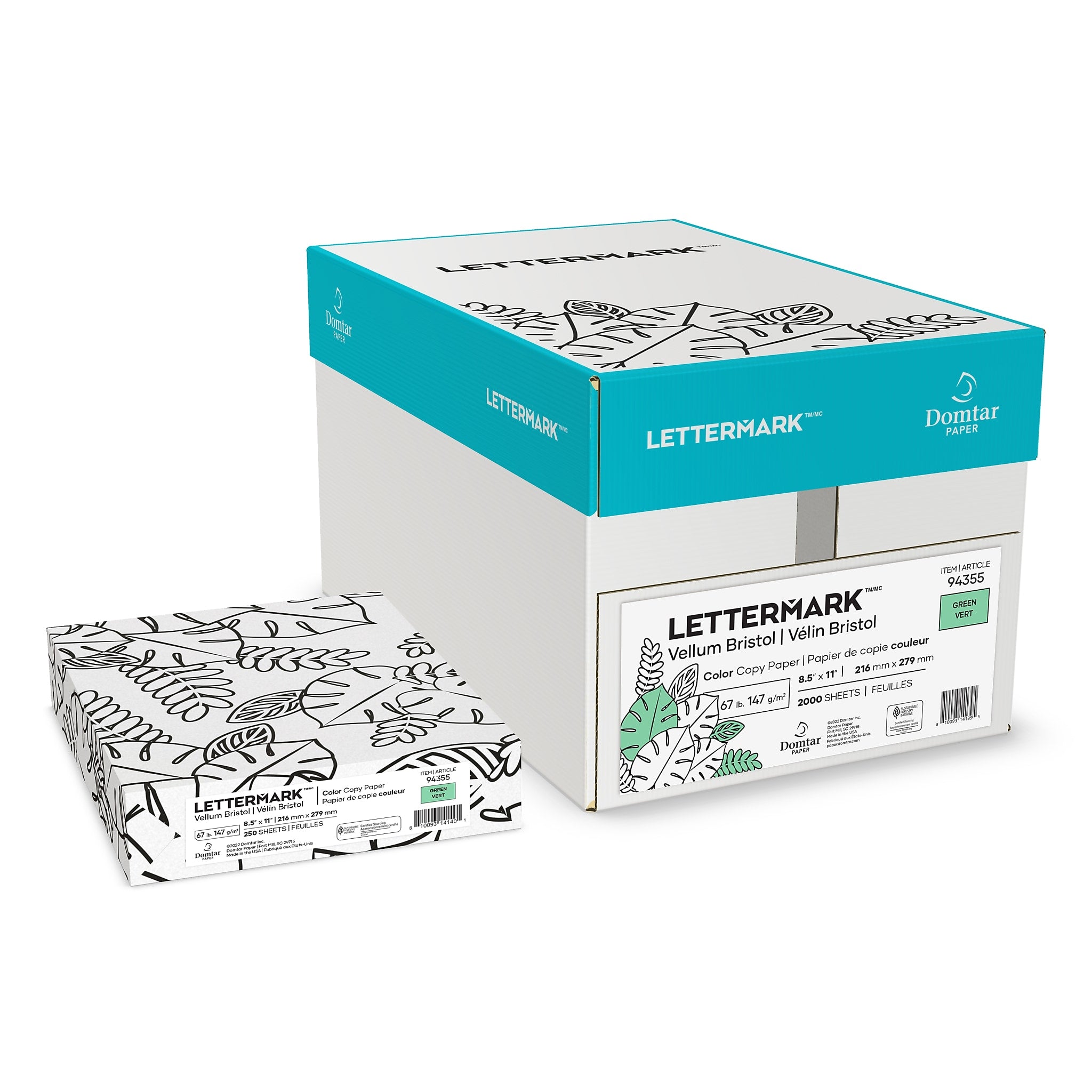 Domtar 67 lb. Cardstock Paper, 8.5