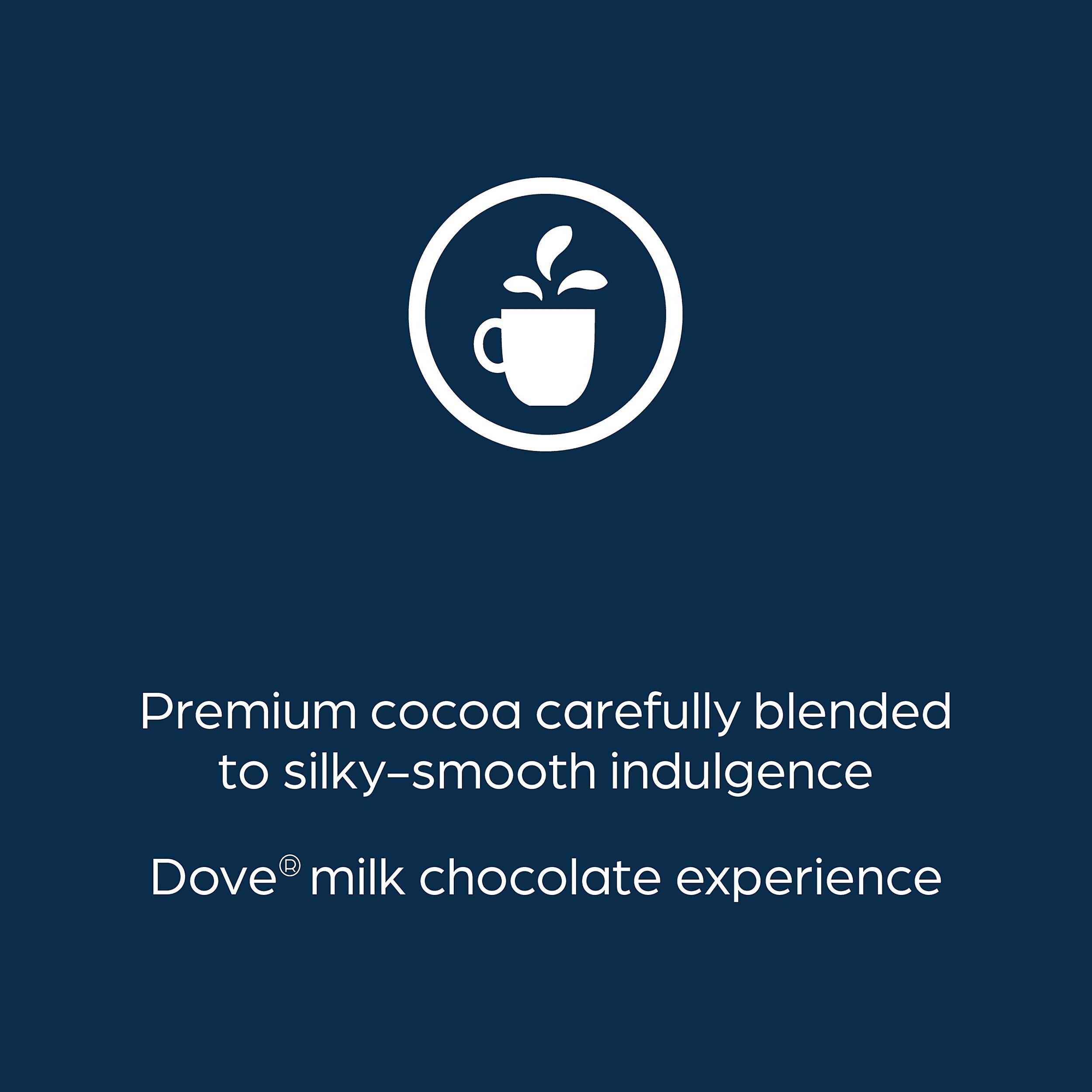 Dove Silky Smooth Milk Chocolate Hot Cocoa, Flavia Freshpack, 72/Carton