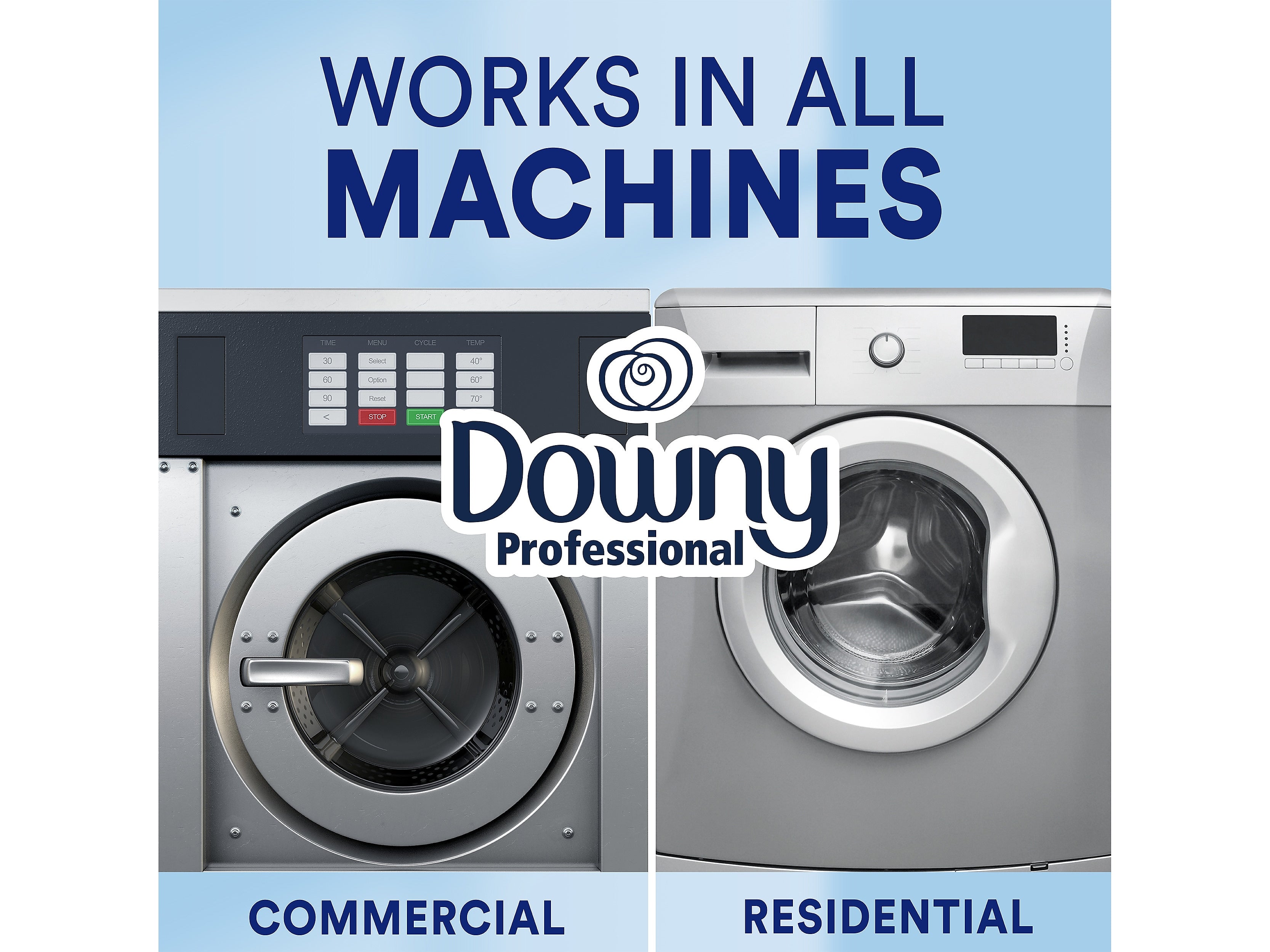 Downy Professional Fabric Softener, Clean & Fresh Scent, 190 Loads, 140 fl. oz.