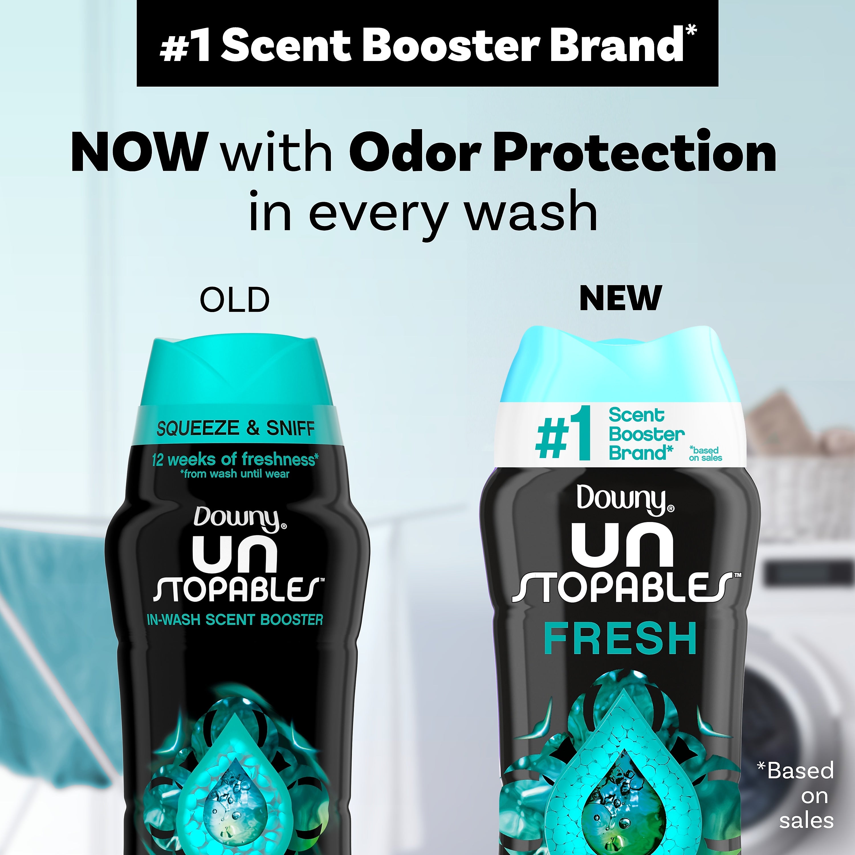 Downy Unstopables In-Wash Scent Booster Beads, Fresh, 24 oz.