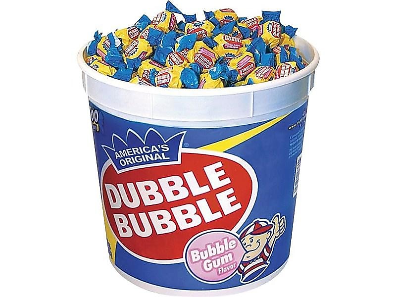 Dubble Bubble Bubble Gum Gum, 47.6 oz., 300 Pieces/Pack