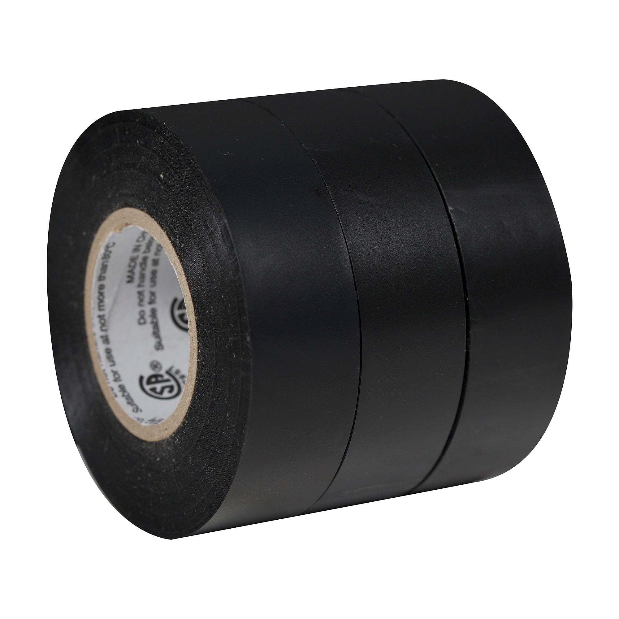 Duck® Brand .75 in. x 50 ft. x 7 mil. Professional Electrical Tape, Black, 3 pk