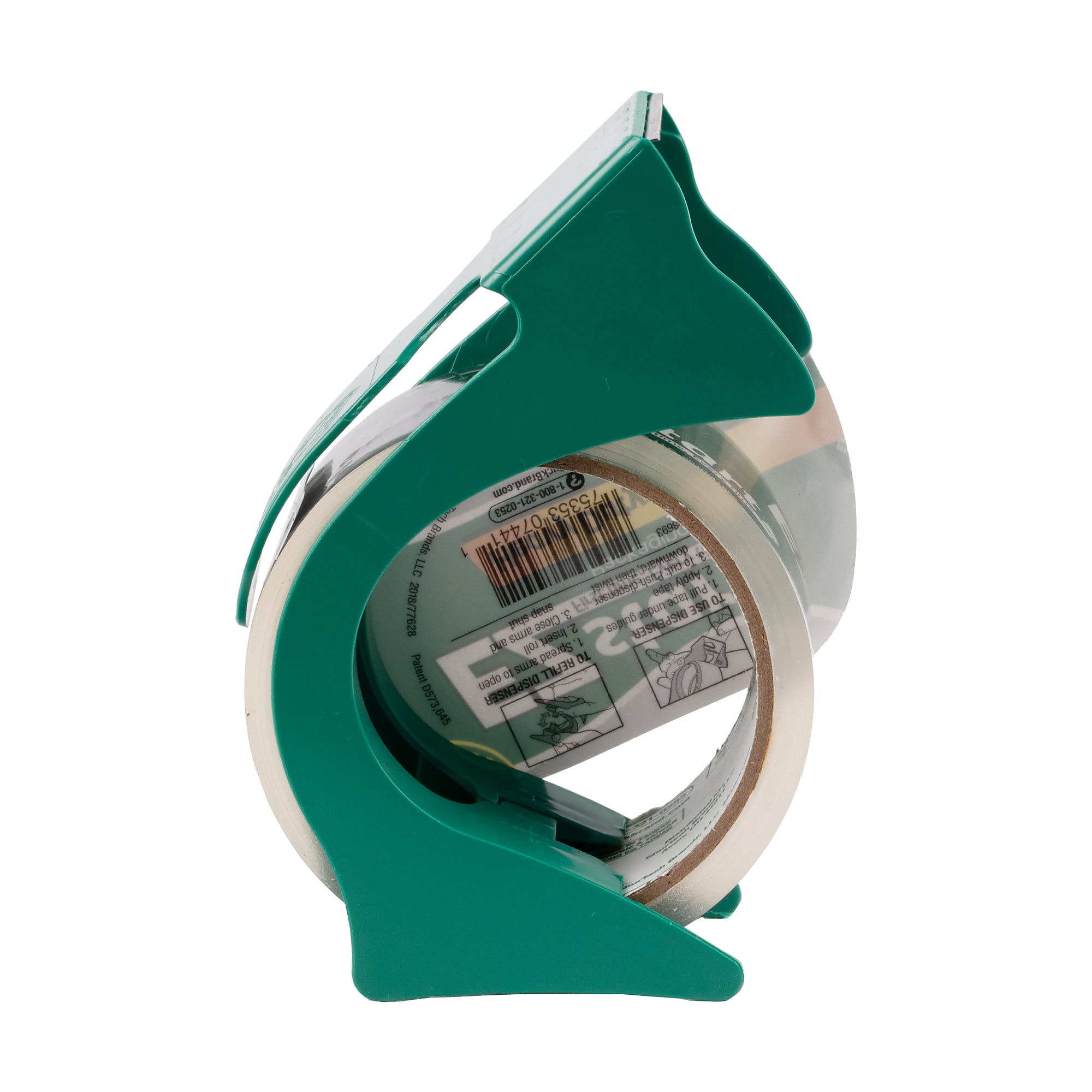 Duck EZ-Start Packing Tape with Dispenser, 1.88