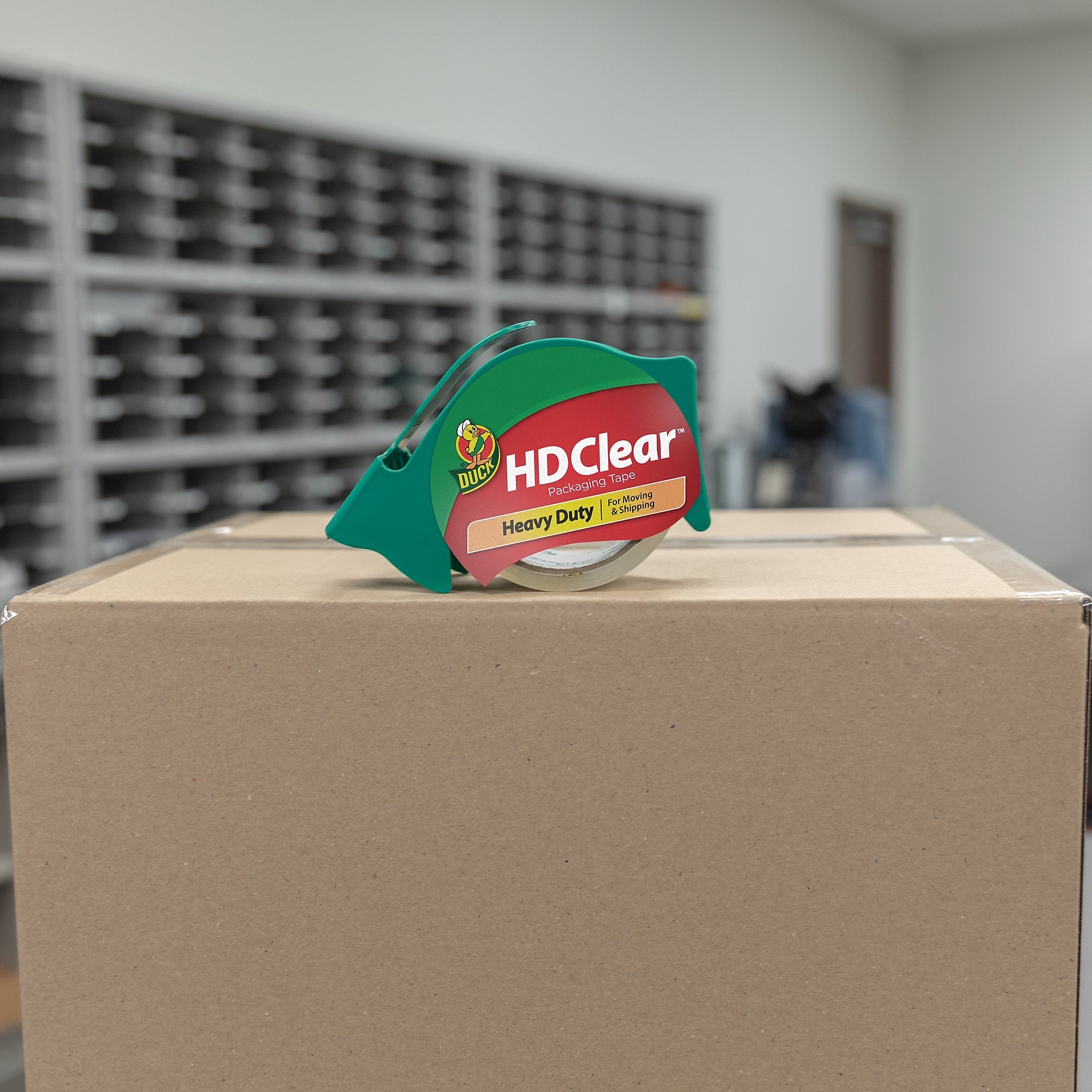 Duck HD Clear Heavy Duty Packing Tape, 3