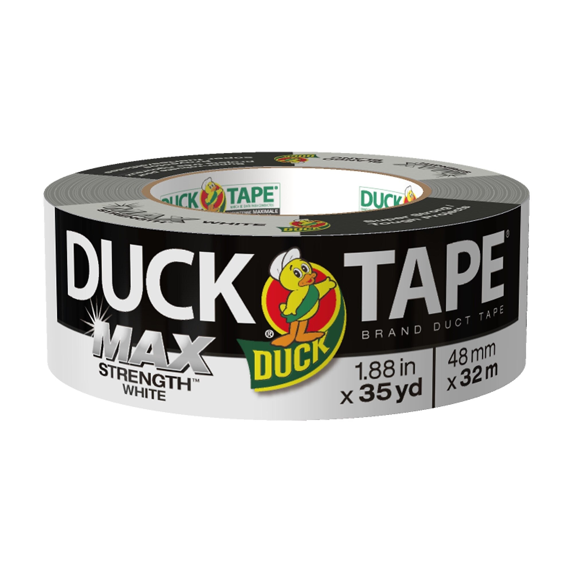 Duck Max Strength® Brand 1.88 in. x 35 yd. Duct Tape, White