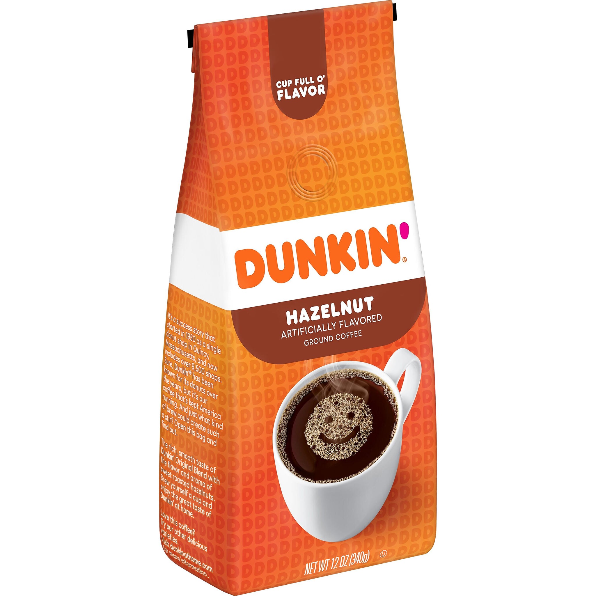 Dunkin' Hazelnut Ground Coffee, Medium Roast