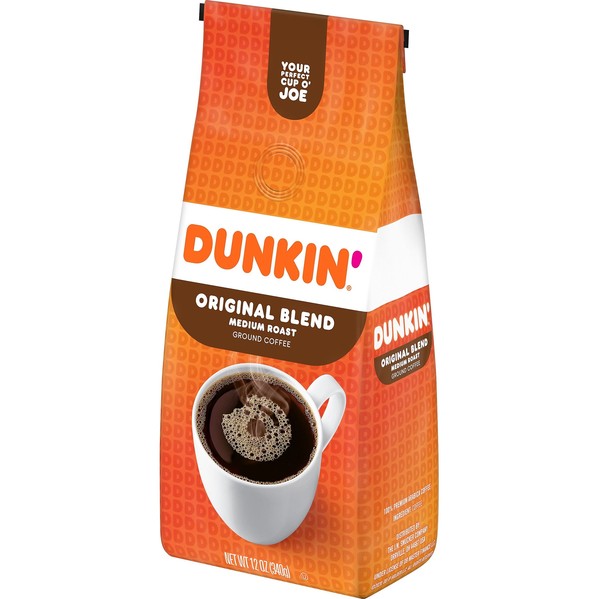 Dunkin' Original Blend Ground Coffee, Medium Roast, 12 oz.