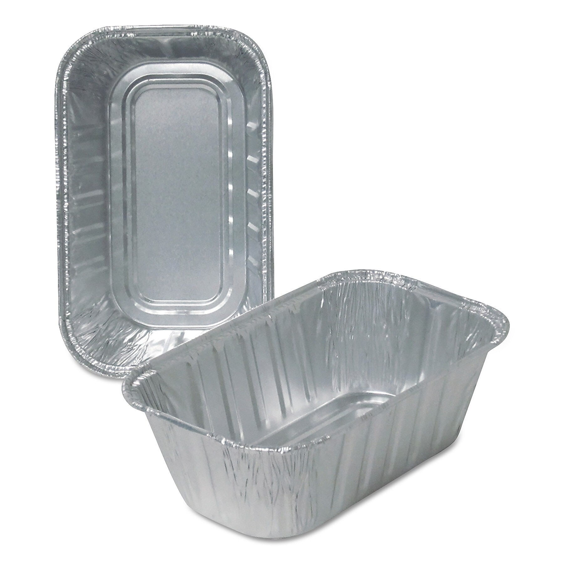 Durable Packaging Aluminum Loaf Pans, 1 lb, 500/Carton