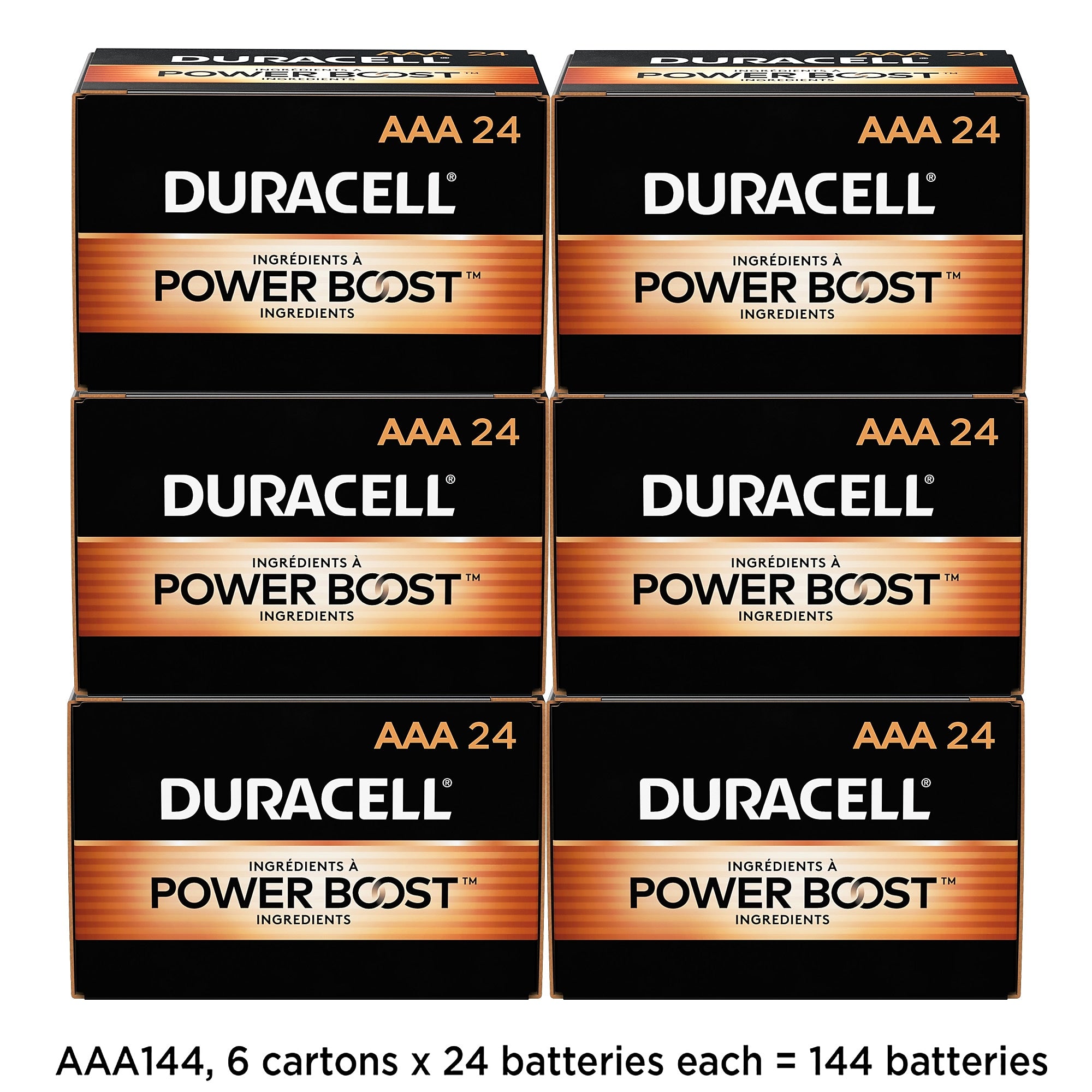 Duracell Coppertop AAA Alkaline Battery, 144/Carton