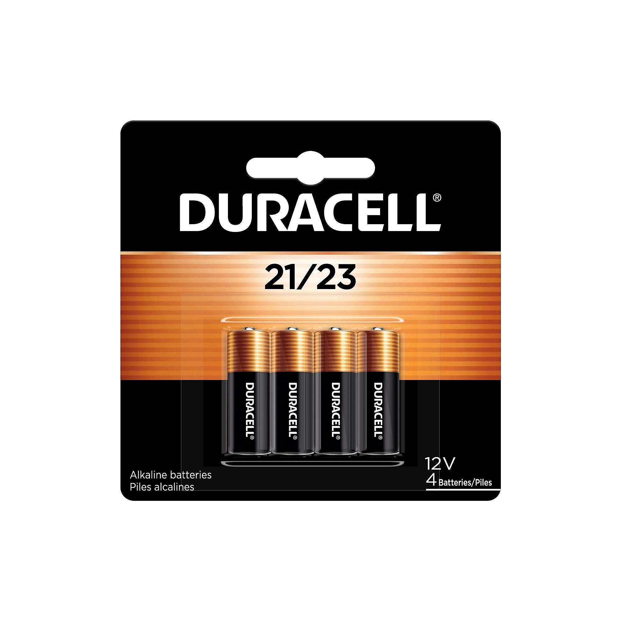Duracell Coppertop Alkaline Batteries, 12V, 4 Pack
