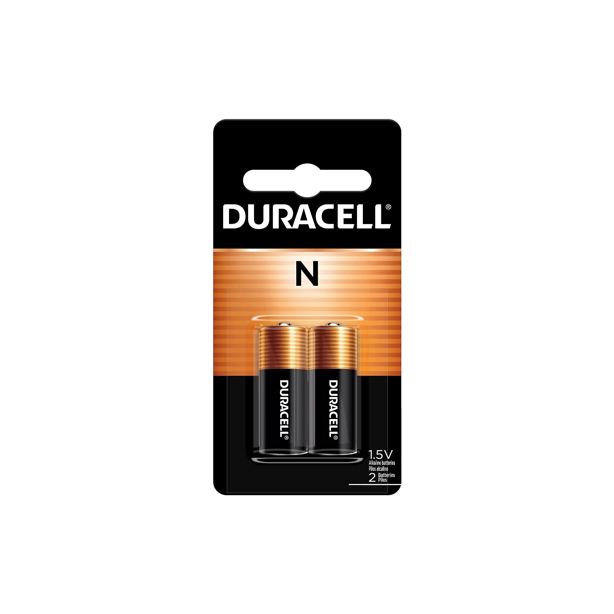 Duracell MN Alkaline Battery, N, 2 Pack