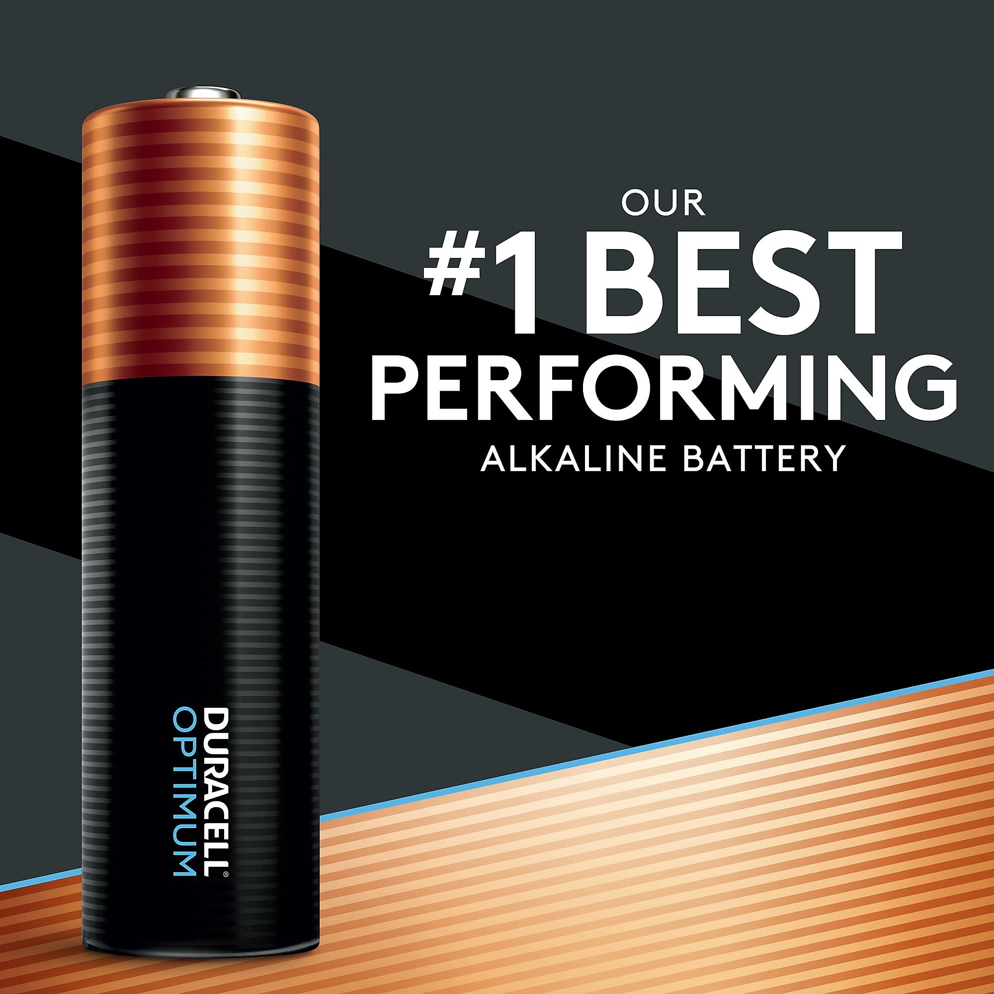 Duracell Optimum AAA Alkaline Battery, 12/Pack