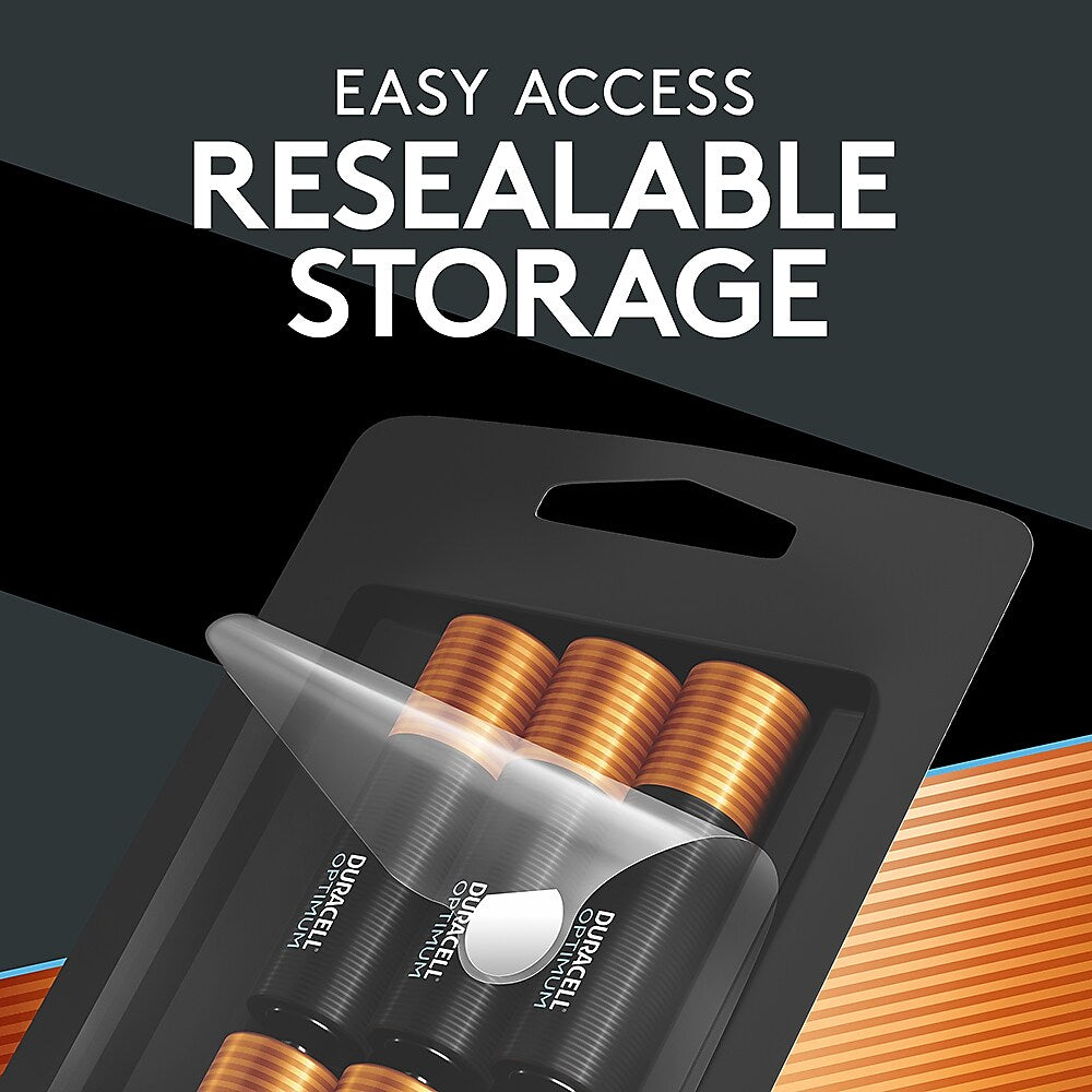 Duracell Optimum AAA Alkaline Battery, 4/Pack