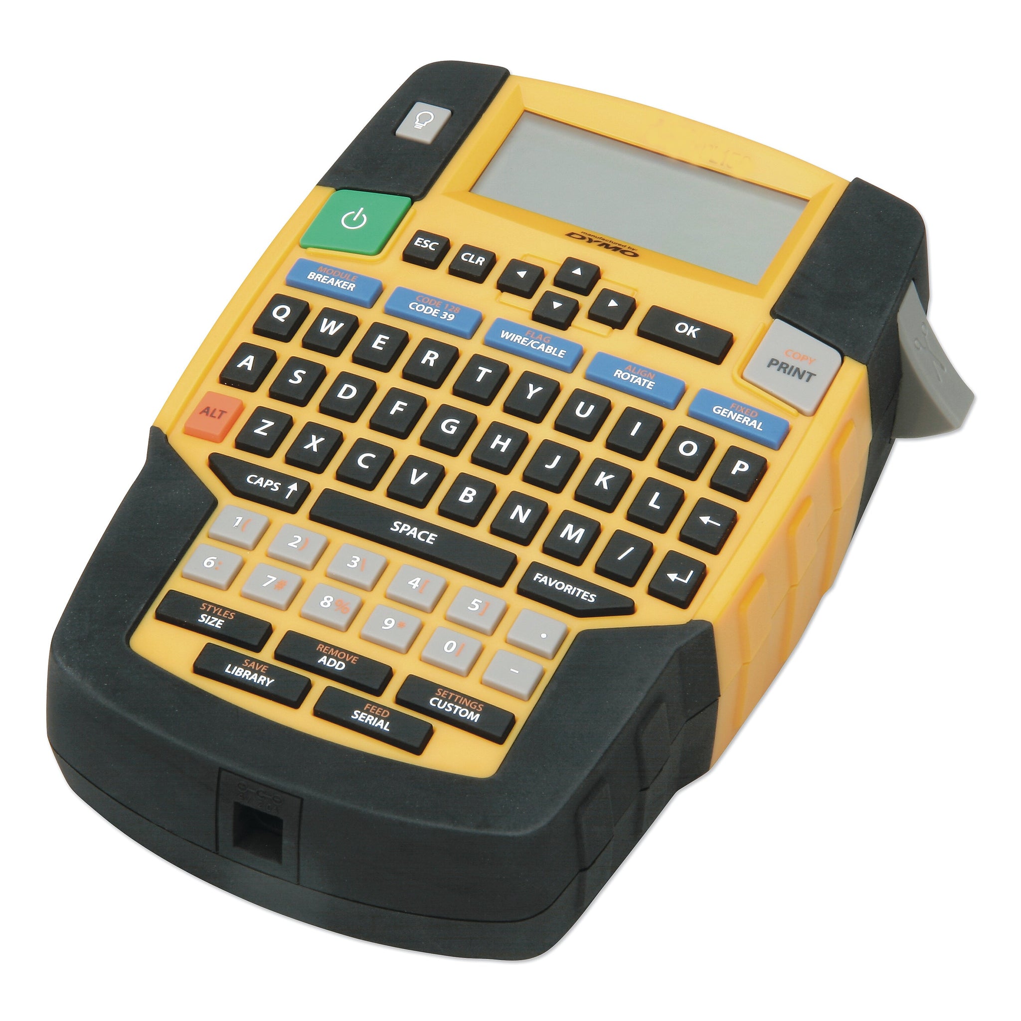 Dymo/SKILCRAFT Rhino 4200 All-Purpose Labeling Tool with QWERTY Keyboard, 2 Lines, 3.6 x 10.8 x 10.4