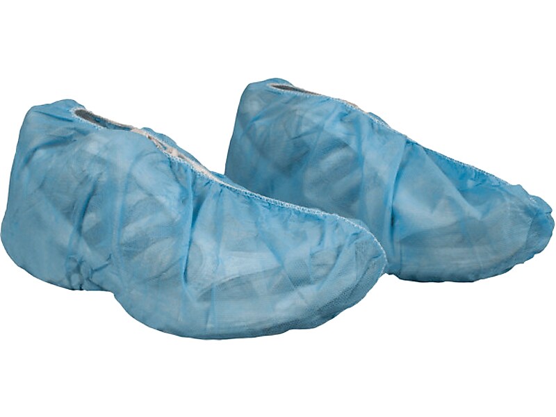 Dynarex Shoe Covers, One Size, Blue, 150 Pairs/Pack