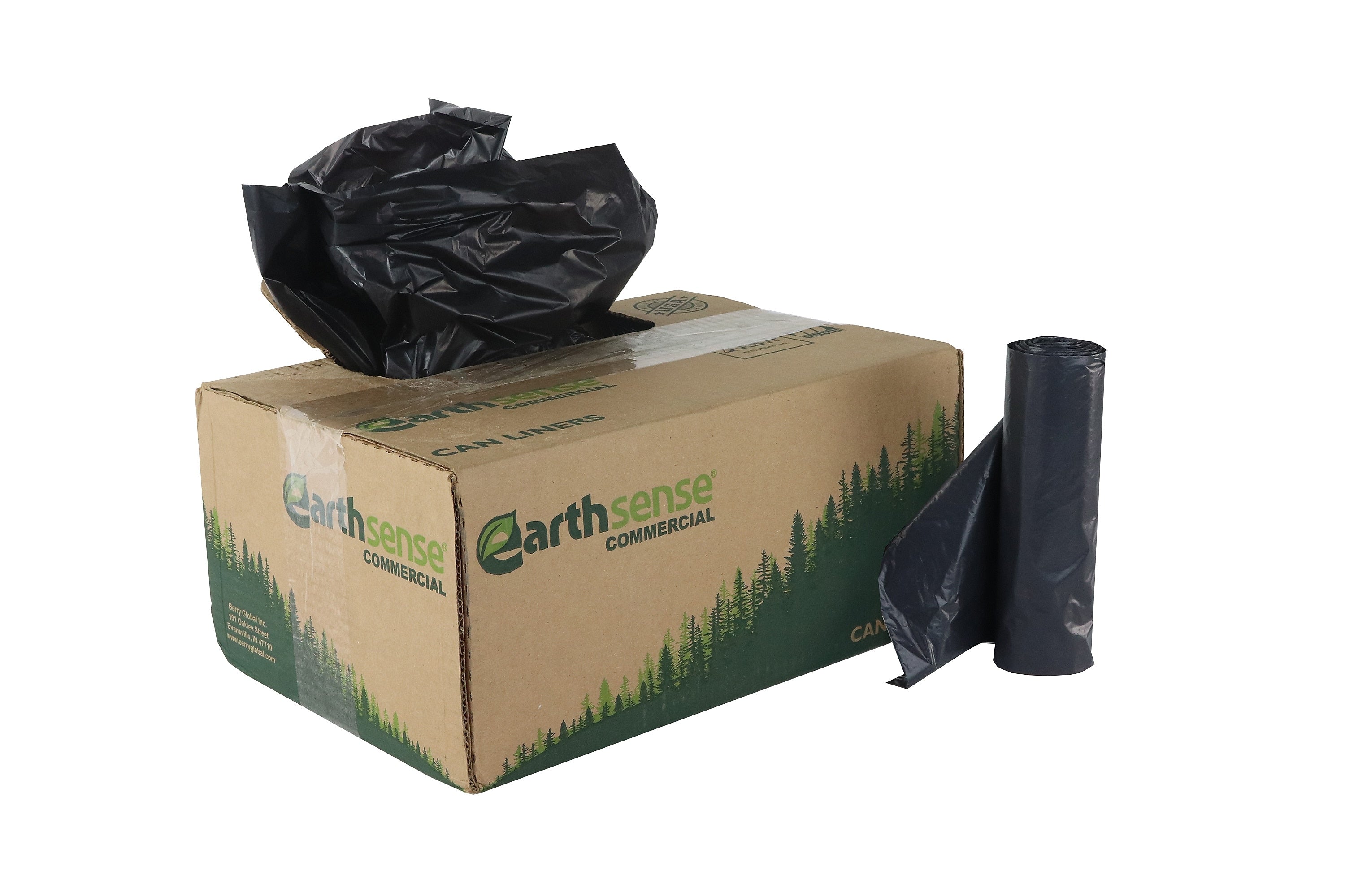 Earthsense 45 Gallon Industrial Trash Bag, 40