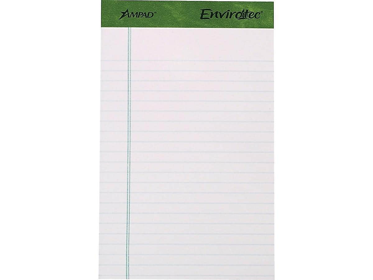 Earthwise by Ampad Notepads, 5
