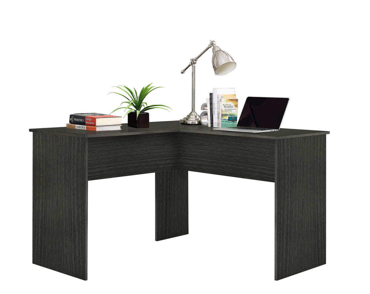 Easy 2 Go 48"W Corner Computer Desk, Gray