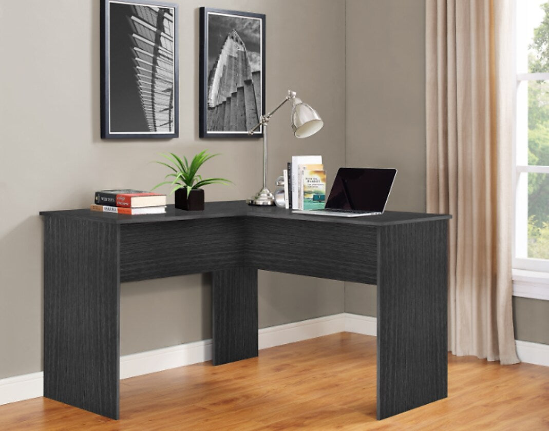 Easy 2 Go 48"W Corner Computer Desk, Gray