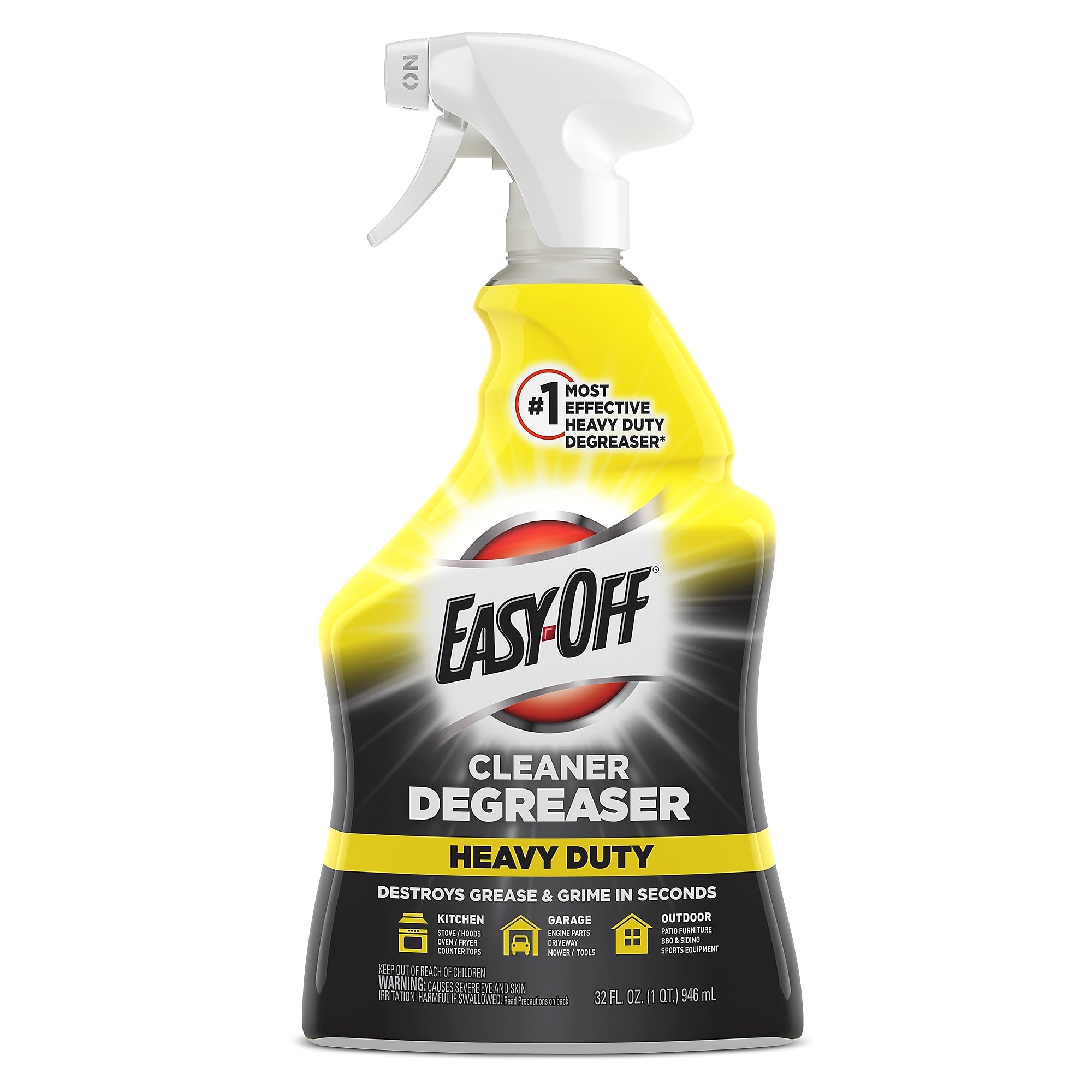 Easy-Off All-Purpose Cleaners & Spray Degreaser, Original Scent, 32 oz.