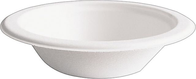 Eco-Products 12-oz. Sugarcane Bowl Convenience Pack, White, 50/Pack