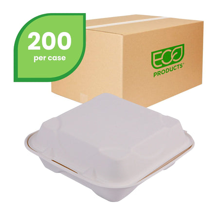 Eco-Products Vanguard Clamshell Box, 200/Carton