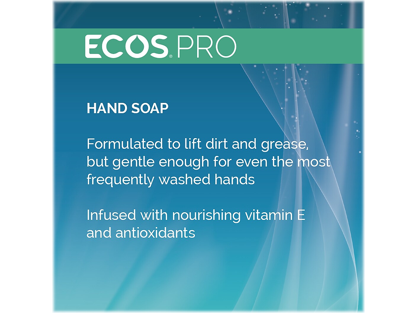 ECOS PRO Liquid Hand Soap, Free & Clear Scent, 1 Gal.