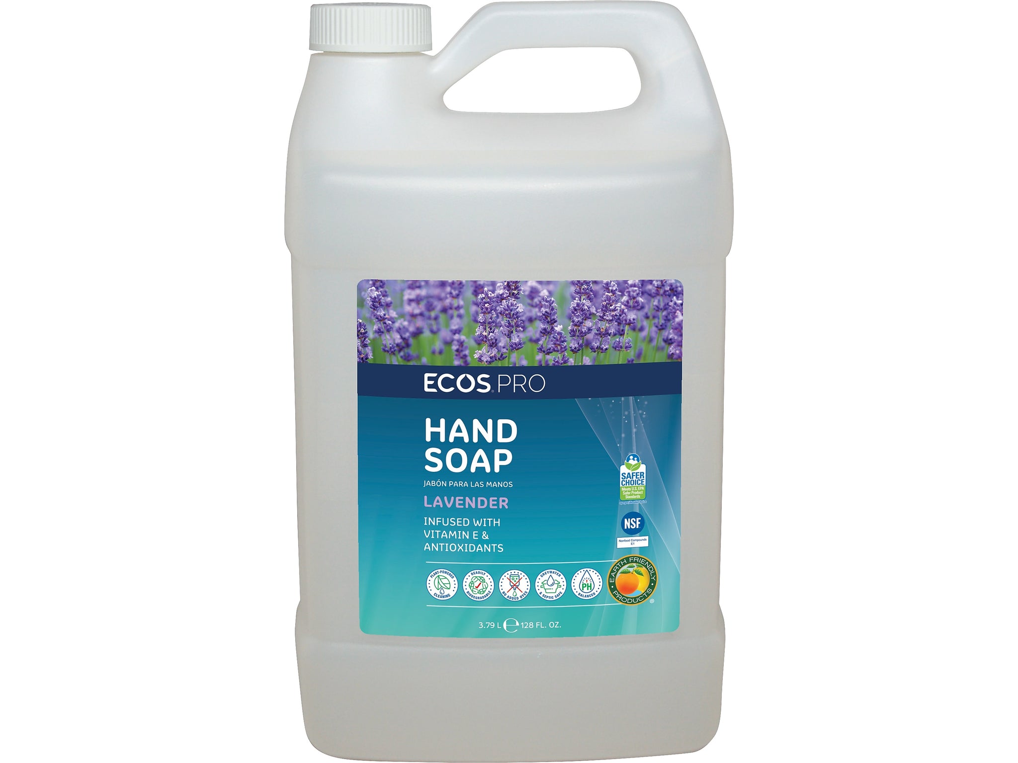 ECOS PRO Liquid Hand Soap, Lavender Scent, 1 Gal.