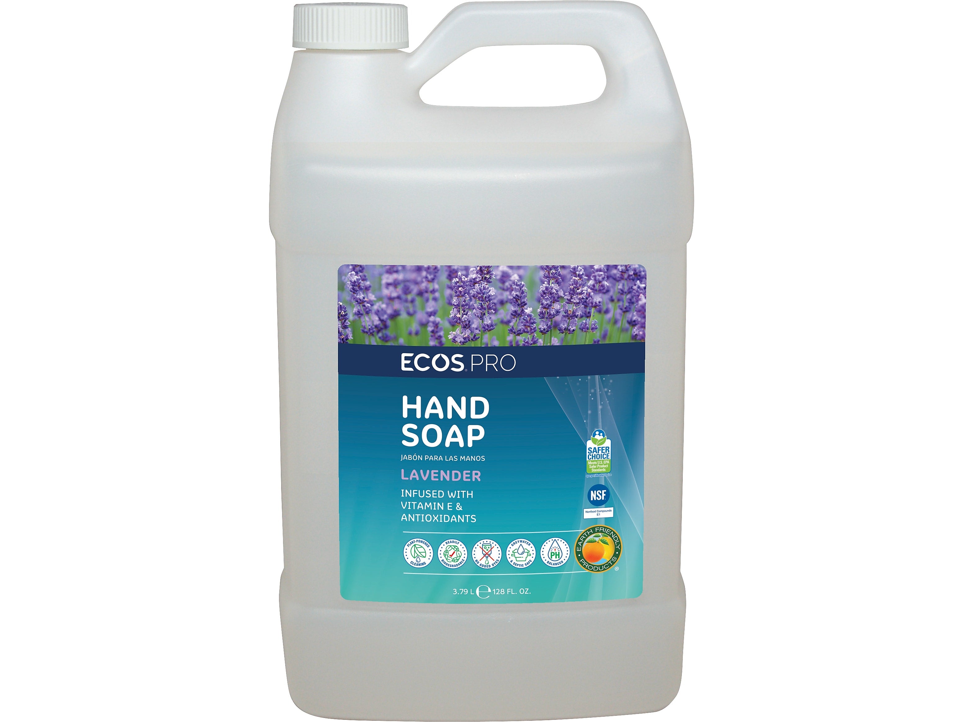 ECOS PRO Liquid Hand Soap, Lavender Scent, 1 Gal.